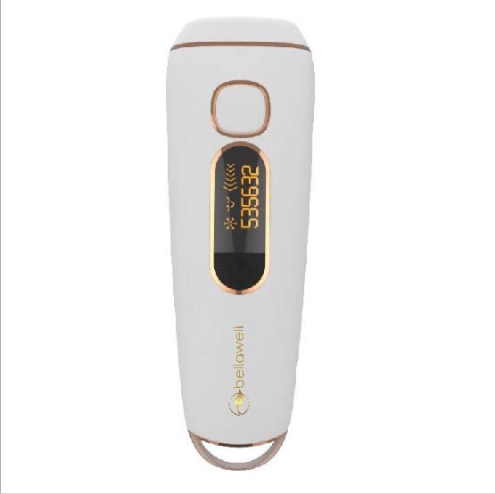 Bellawell Health IPL hair removal device for effective at-home hair removal, shown in a sleek design.