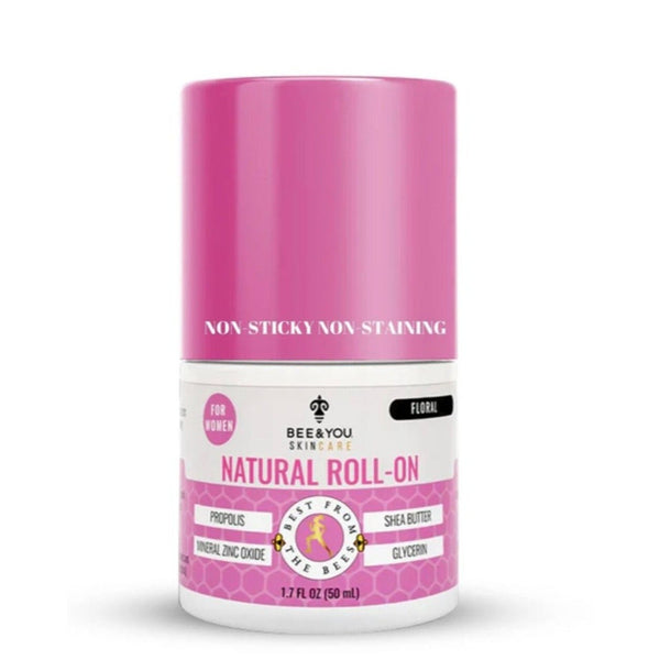 Bee & You Skincare Roll-On Deodorant from Price Is Right Miami, natural deodorant with smooth application and fresh scent.