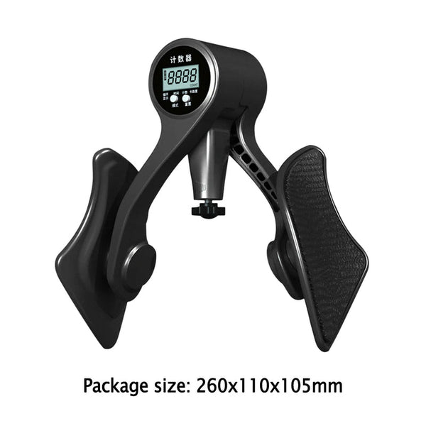 Black V.I.P Digital Presence pelvic floor trainer with digital counter, designed for pelvic muscle strengthening exercises.