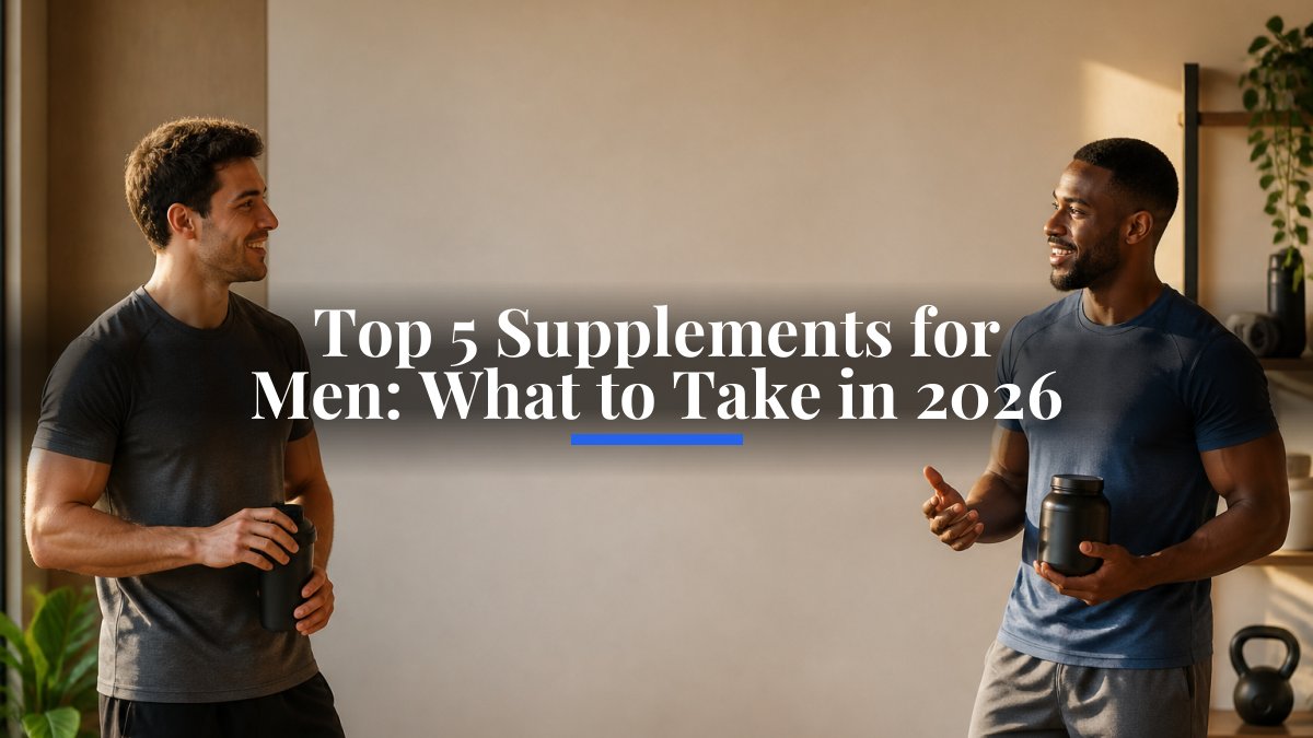 Top 5 Supplements for Men: What to Take in 2026