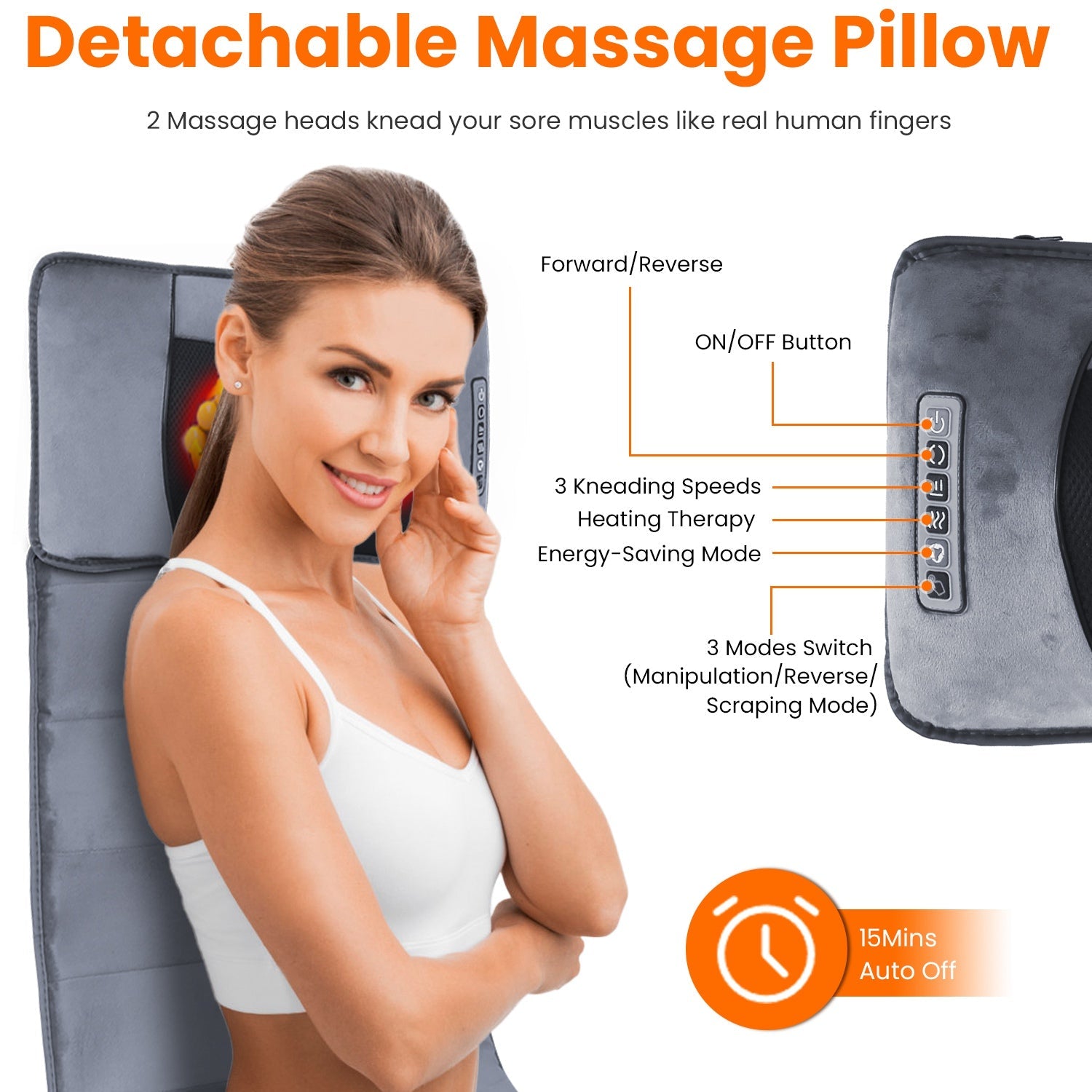 Gamba Beauty full body electric massage mat with control panel, designed for relaxing health and personal care use.