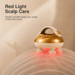 Arboleaf CM11B pink scalp massager with red light for scalp care