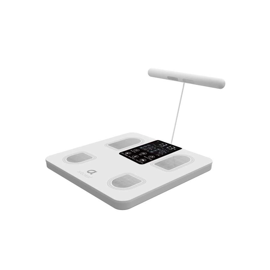 Arboleaf Segmental Smart Scale CS10E, white digital body composition scale on a clean background