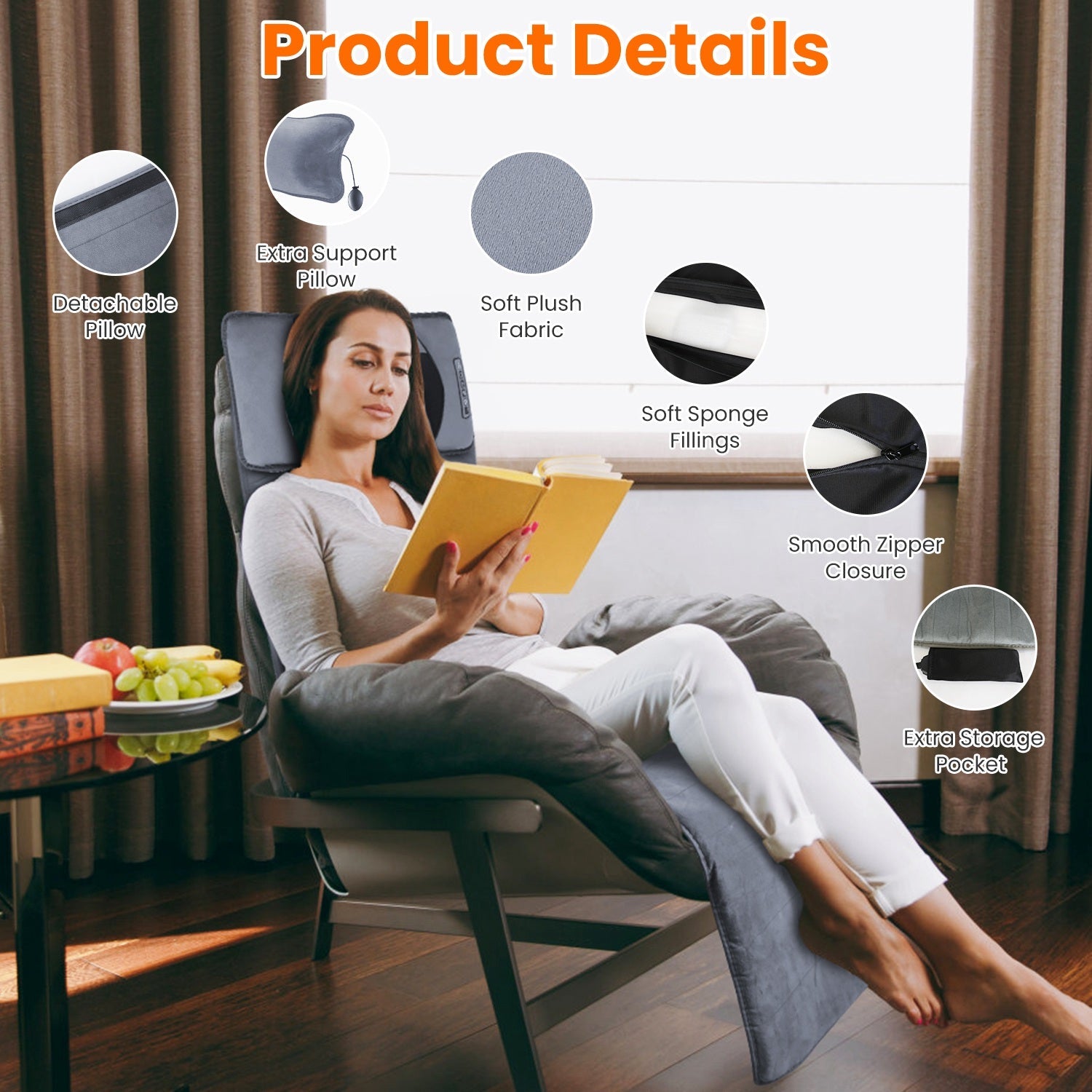 Gamba Beauty full body electric massage mat with multiple massage nodes and control panel for relaxation and pain relief.