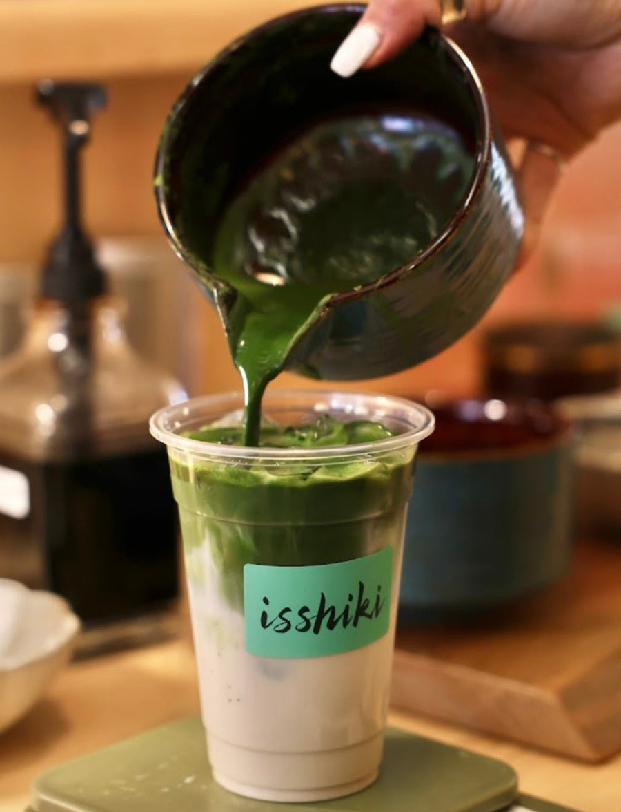 Isshiki Matcha Samidori Matcha Single Cultivar premium matcha powder package