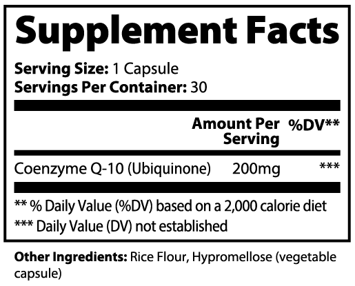 Vitalidad Natural CoQ10 Ubiquinone supplement for post-workout recovery, supporting antioxidant health and daily wellness.