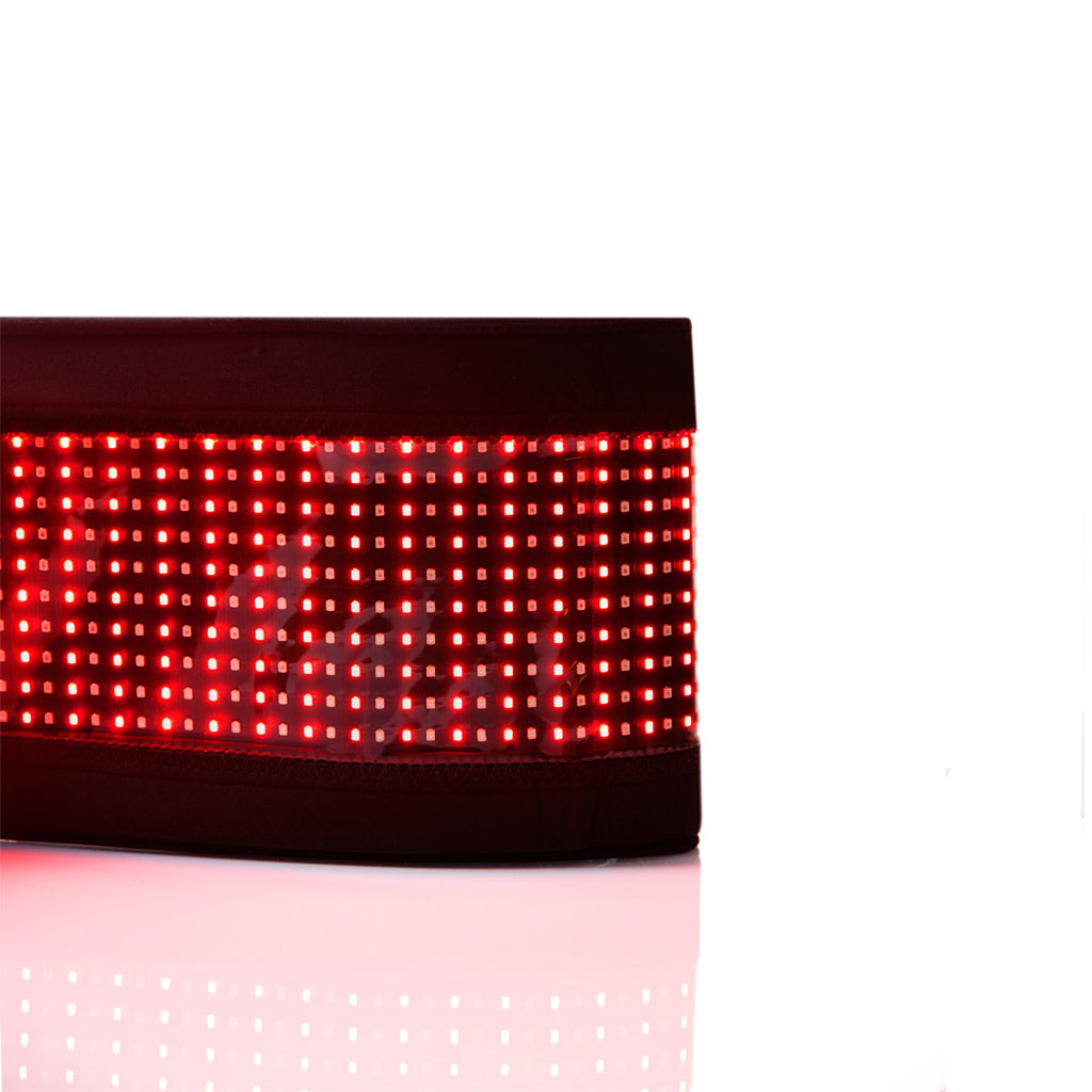 Nushape LipoWrap LED treatment device with a sleek, medical-grade design for body contouring and fat reduction.