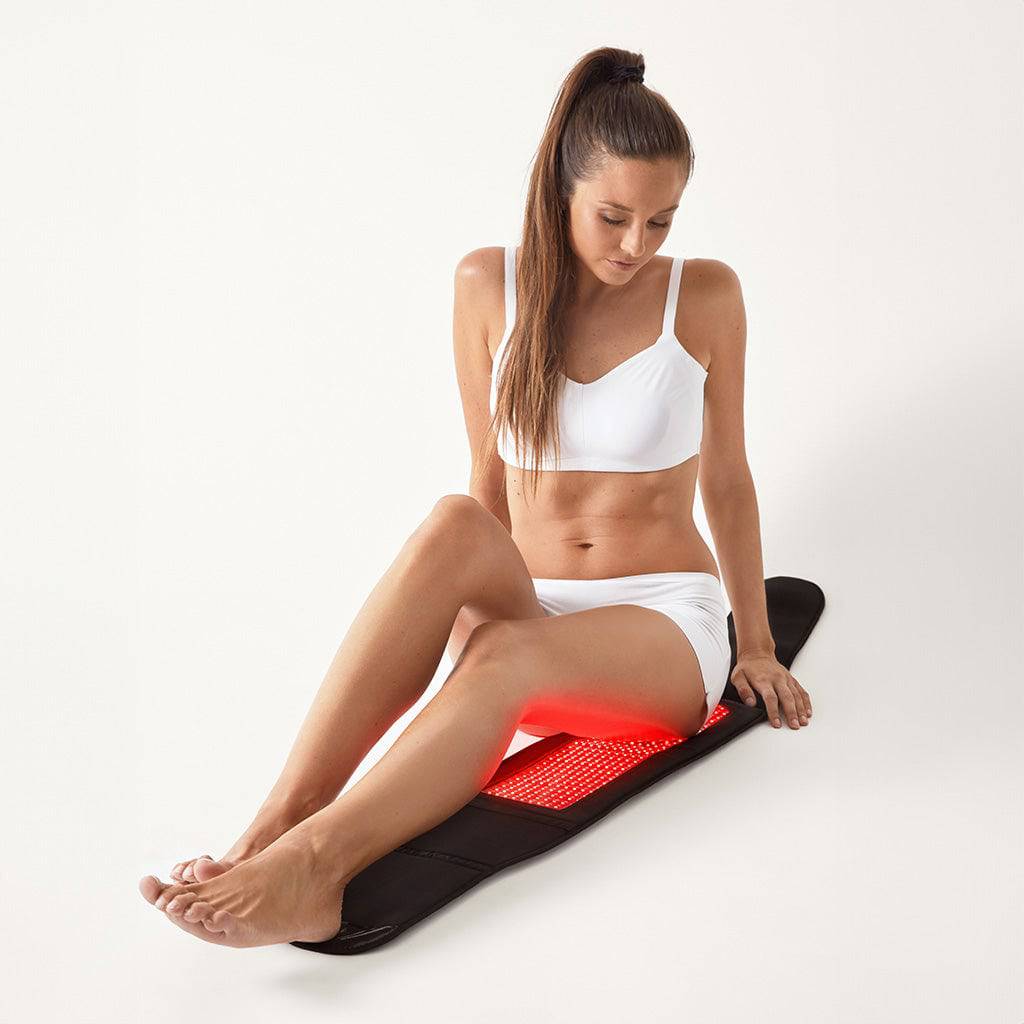Nushape LipoWrap LED treatment device with flexible wraps for body contouring and skin tightening.