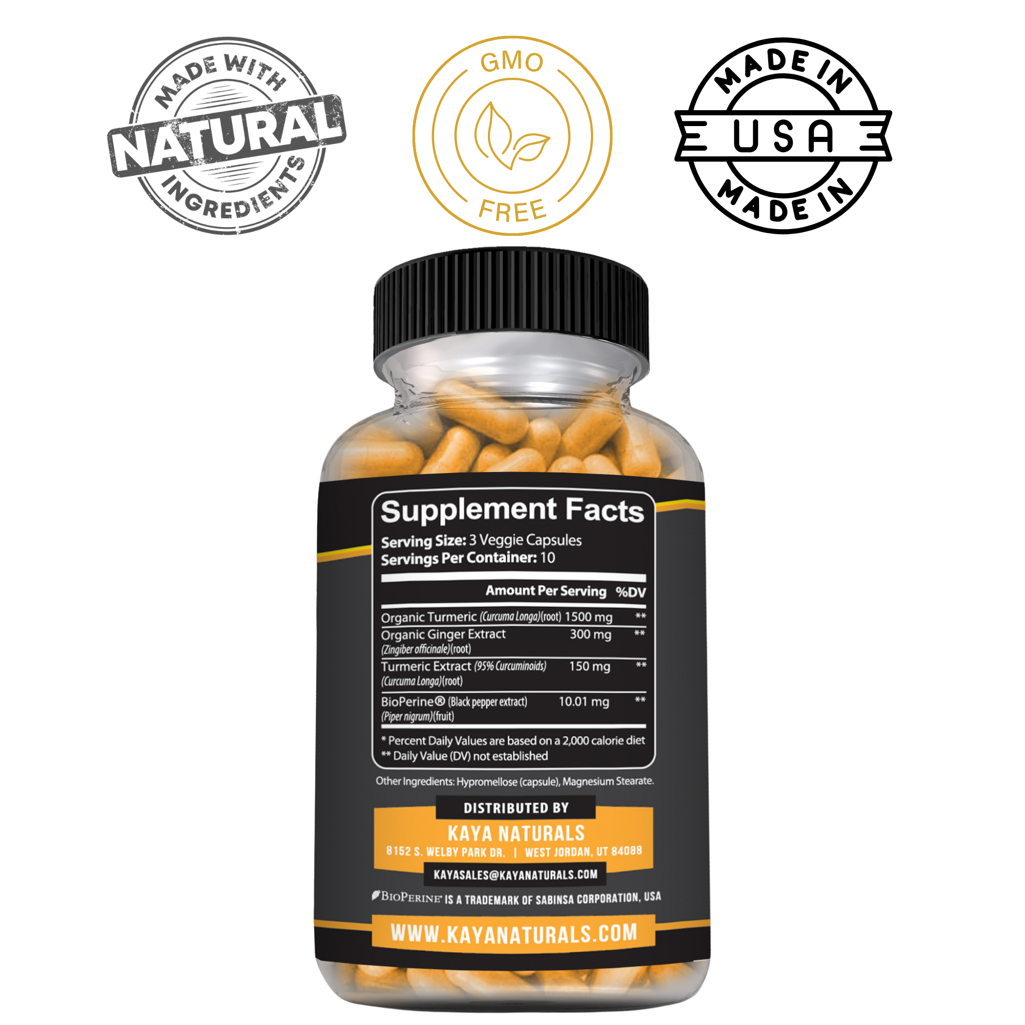 Turmeric with Ginger - Joint & Digestive Support