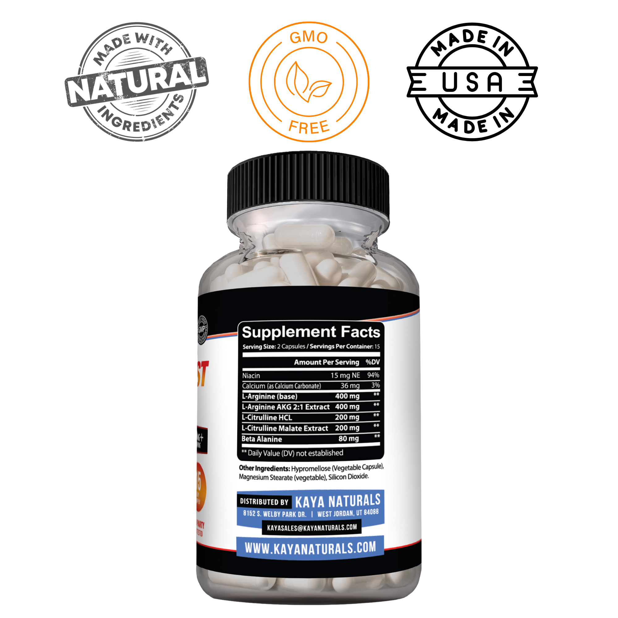 Nitric Blast - Pre-workout Capsules