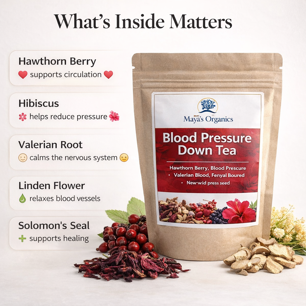 Blood Pressure Down Tea – Herbal Detox for Healthy Heart
