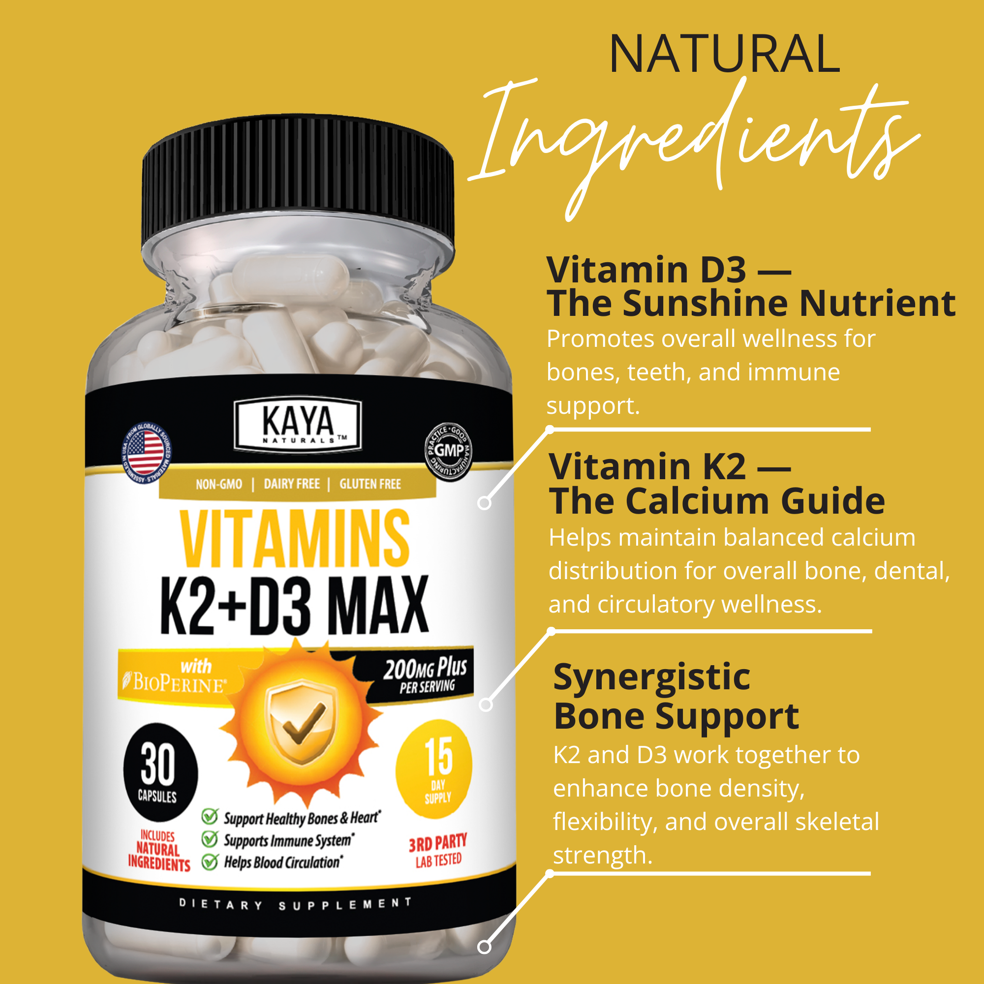 Vitamin K2 + D3 Max