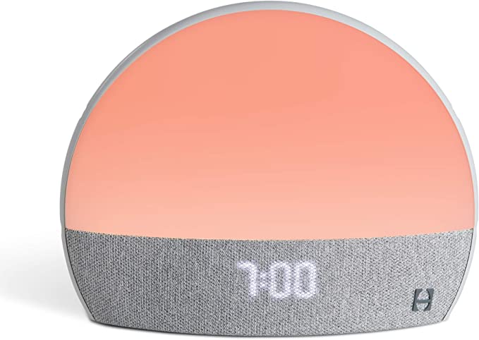 FLIPSTYLEZLLC Hatch Restore smart clock with white noise night light, baby audio monitor, and sleep atmosphere features.