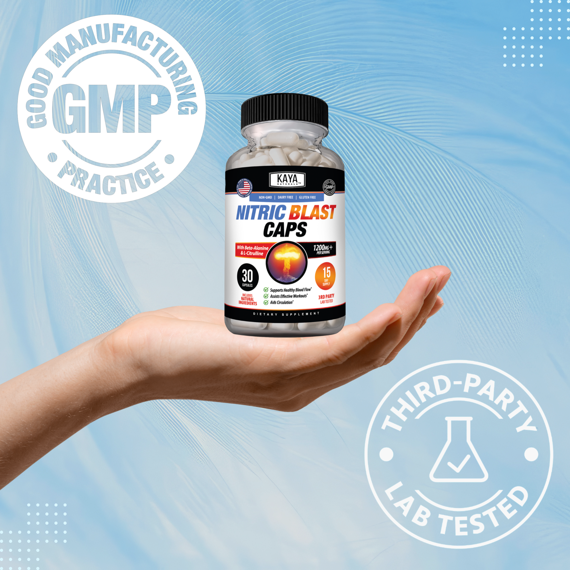 Nitric Blast - Pre-workout Capsules