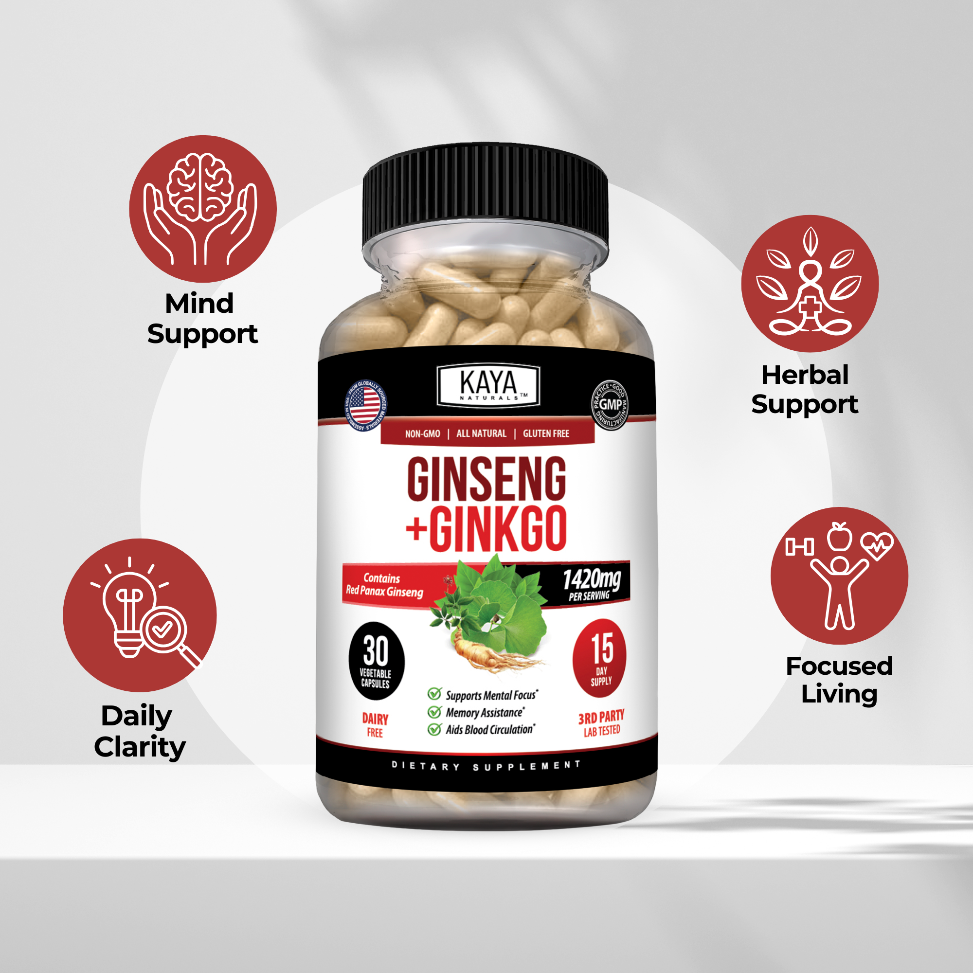 Ginseng + Ginkgo