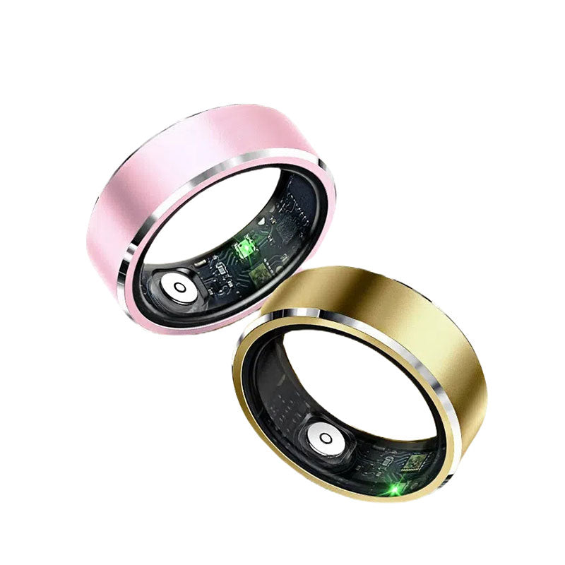 Xiaomi Smart Ring for men and women showing a sleek black design, heart rate and blood oxygen tracking, waterproof fitness tracker