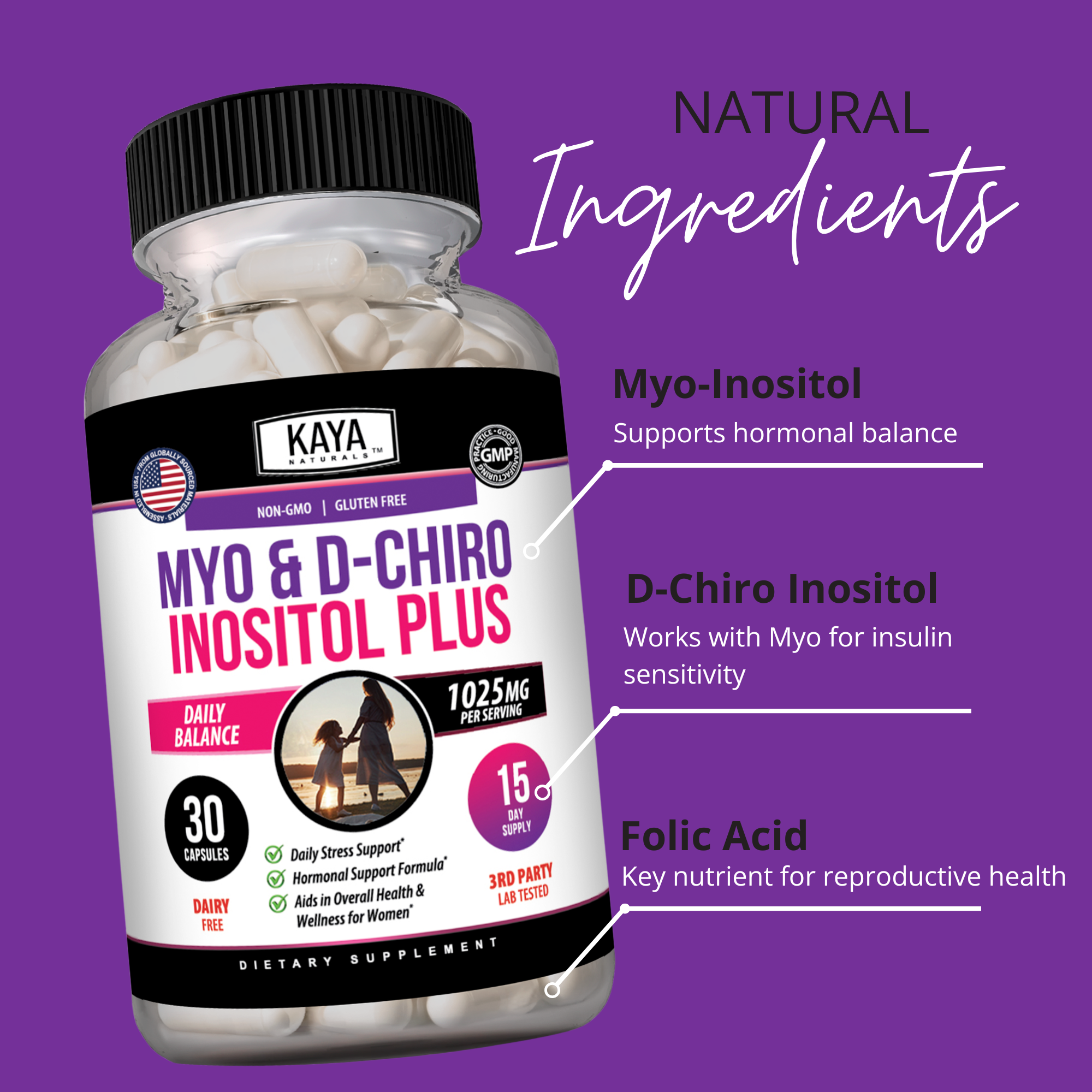 Myo & D-Chiro Inositol Plus - Women's Hormonal Support