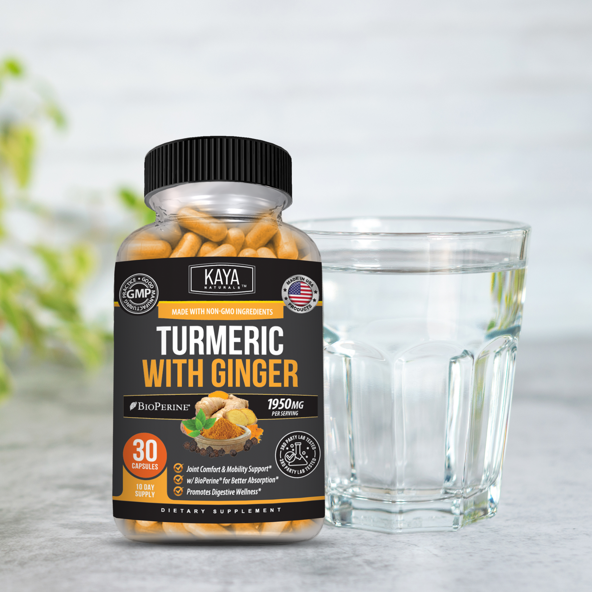 Turmeric with Ginger - Joint & Digestive Support