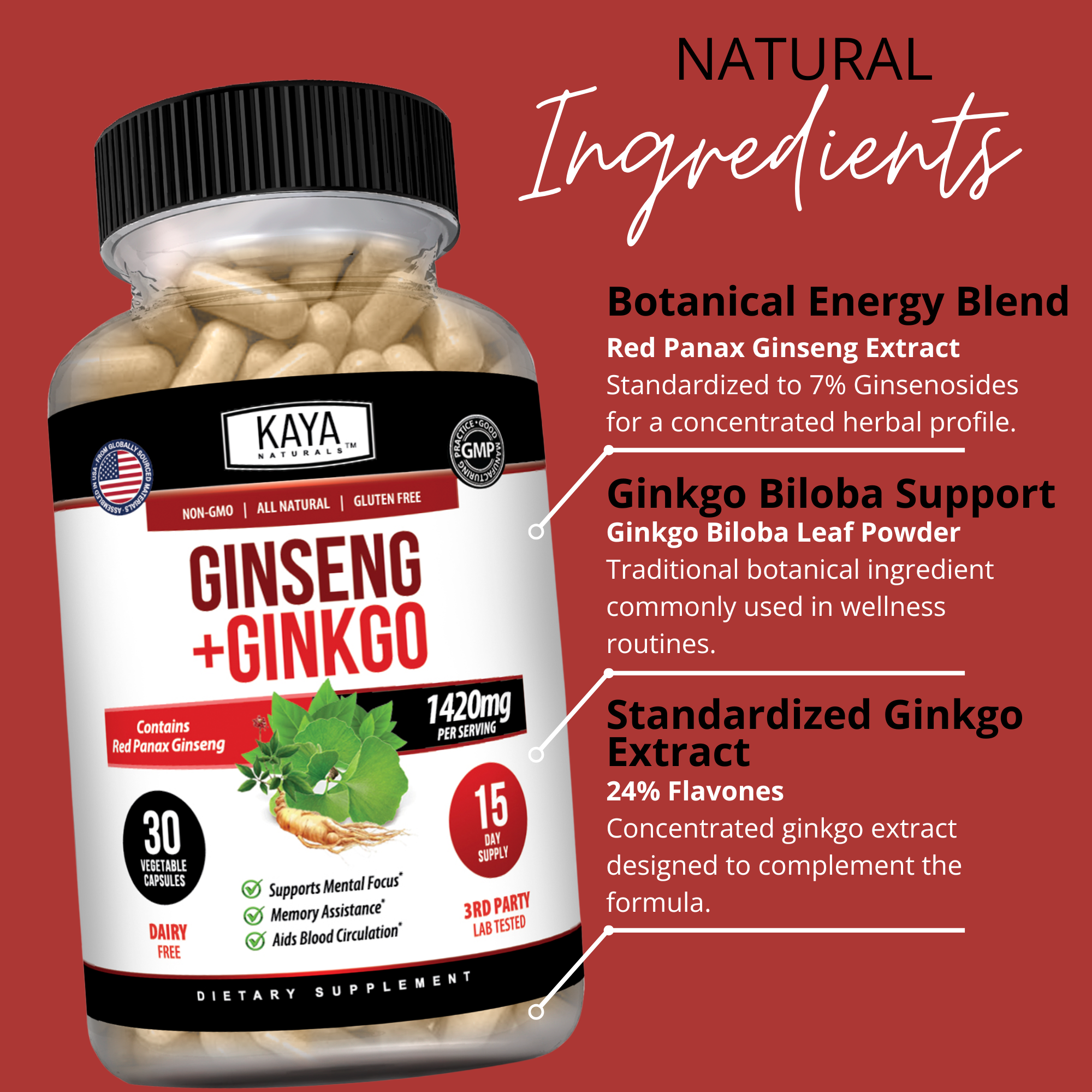 Ginseng + Ginkgo