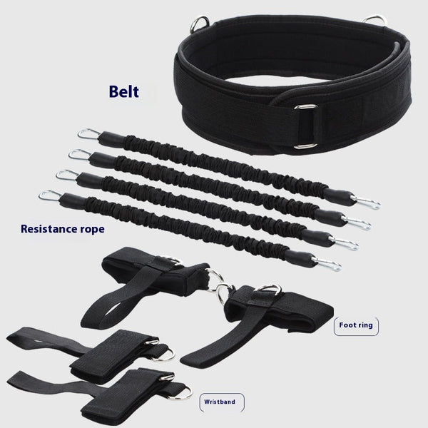 Boxing MMA Taekwondo Elastic String Basketball Bounce Strength Leg Training Explosive Power Resistance Band Fitness Equipment
