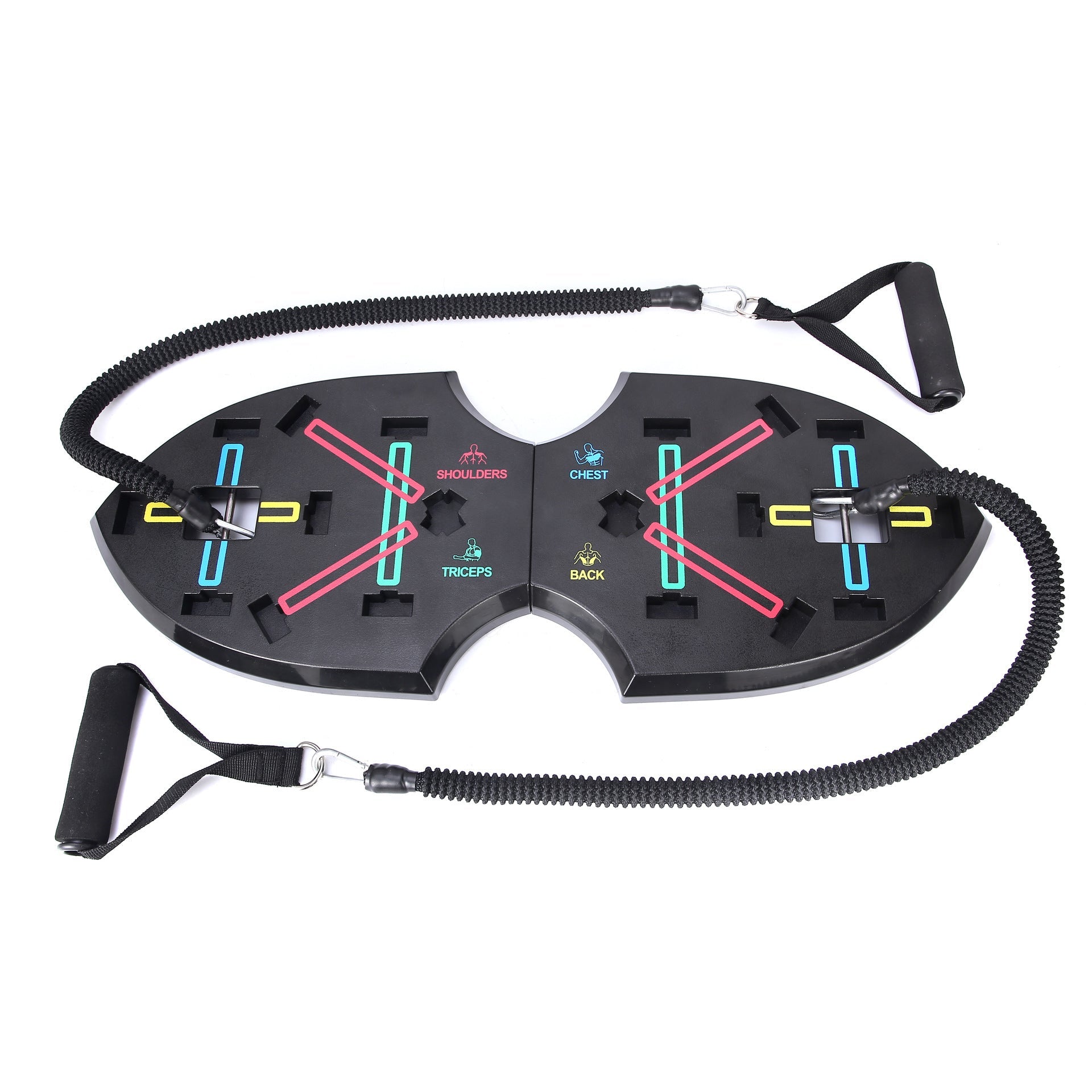 Butterfly push-up board bracket from FLIPSTYLEZLLC, fitness equipment for men and women, used for upper body workouts.
