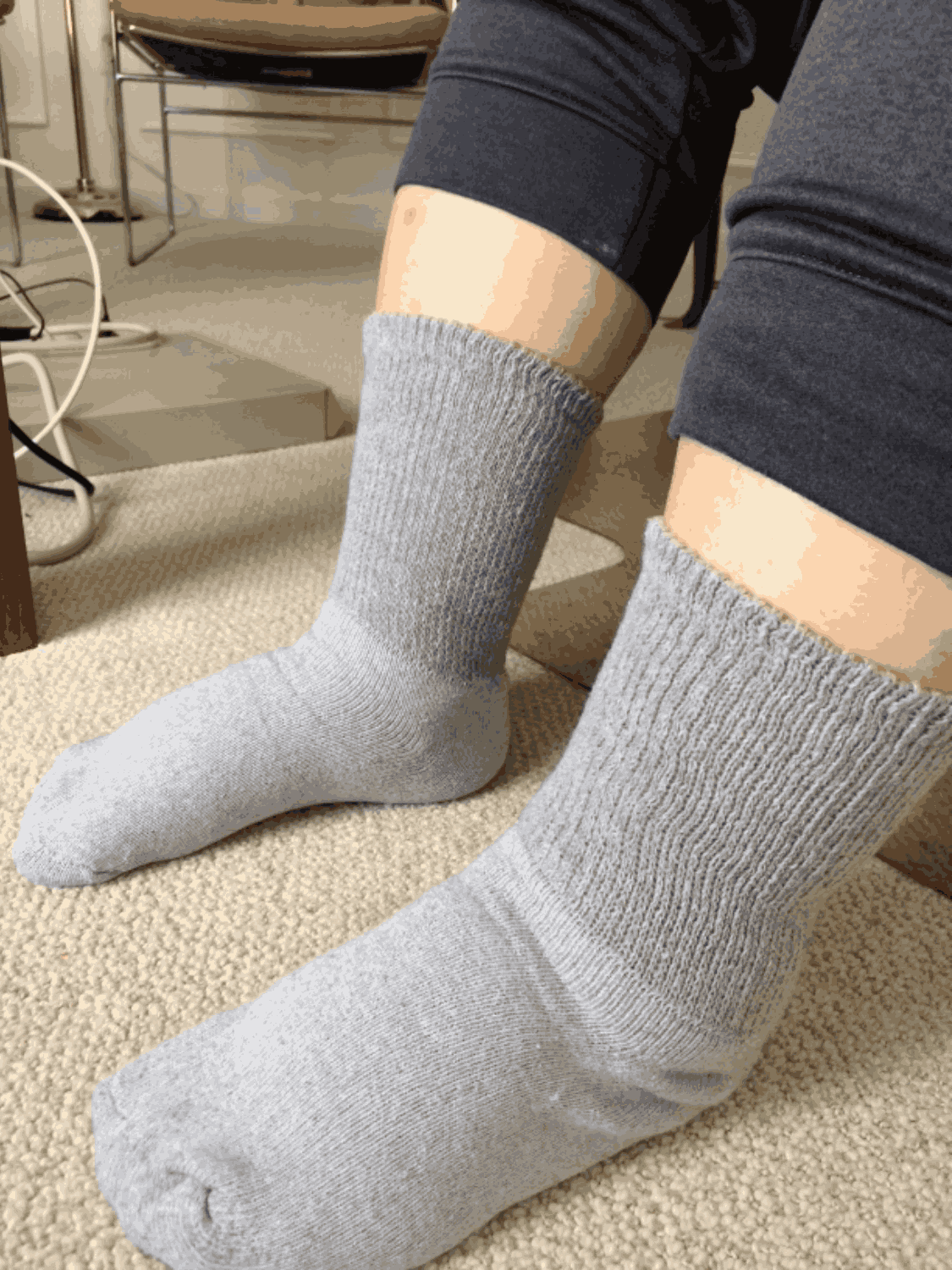 Women's cotton diabetic ankle socks by DSC, soft and breathable, designed for comfort and circulation support, shown in a set of six pairs.