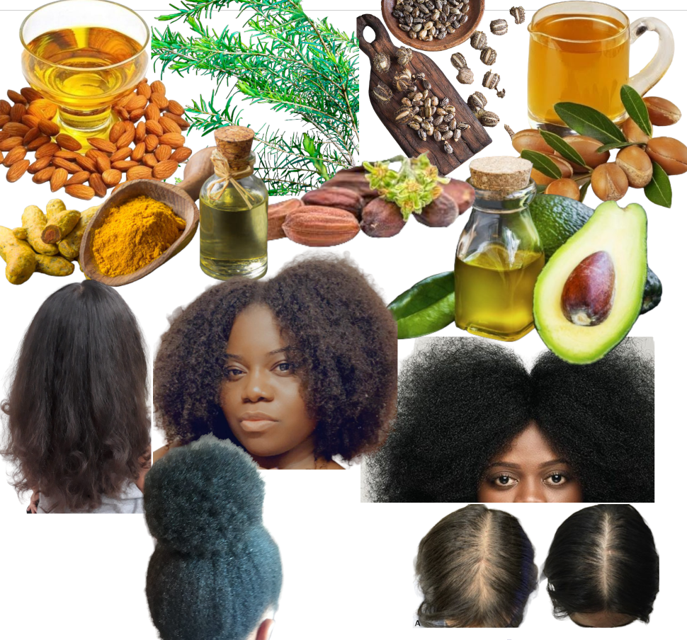 CHEBE Hair Growth Thicker Bundle  -2in 1-Oil & Hair Mask-Hair Thickening- Willow bark oil- Castor Oil- Mango Butter-Tea Tree-Willow Bark