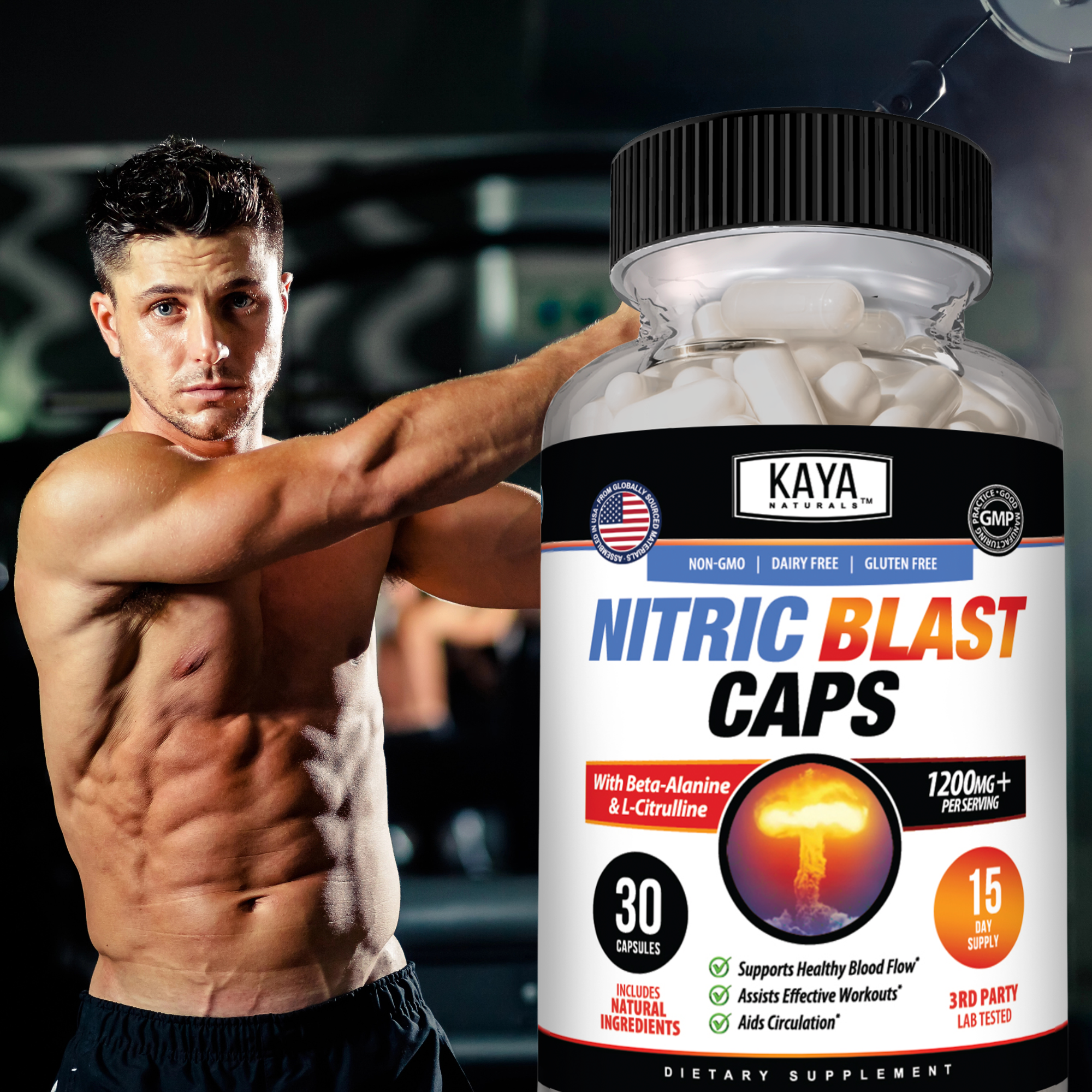 Nitric Blast - Pre-workout Capsules