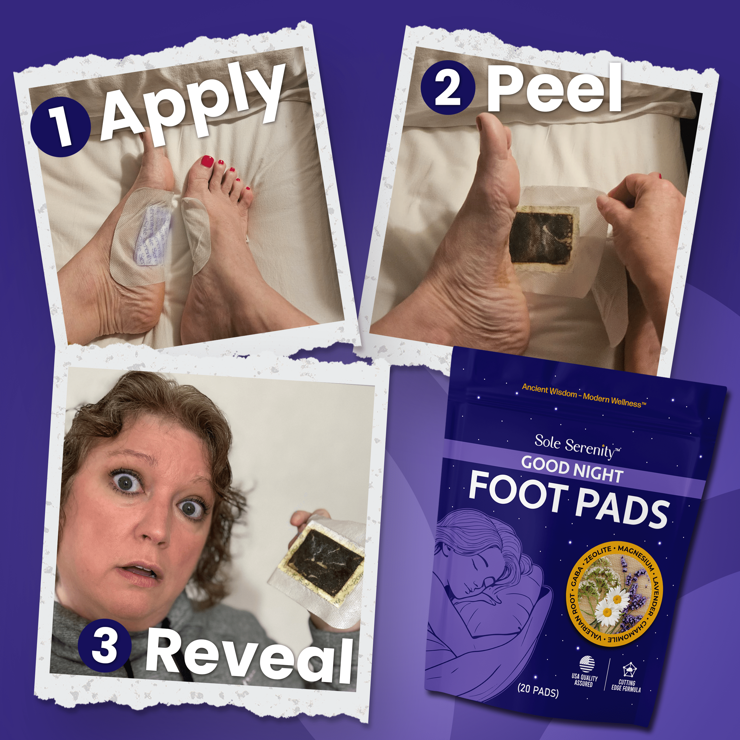 Lure Essentials four-pack foot pads bundle with soft, cushioned foot pads for comfort and support.