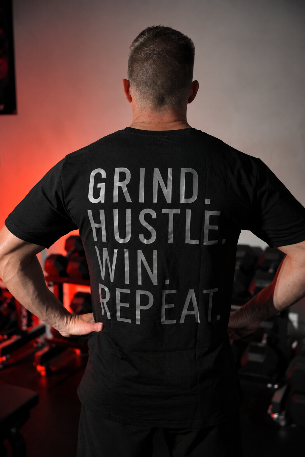 BlackLabel Supplements black logo T-shirt featuring a bold black logo design on the front, casual fit and soft fabric.