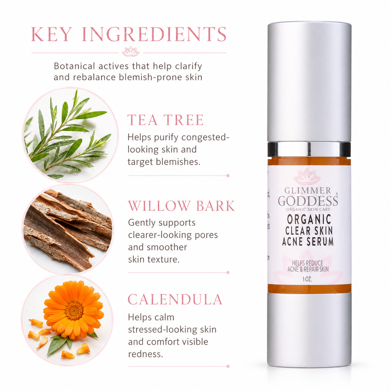 Organic Acne Serum – Oil Control & Pore Clearing Treatment