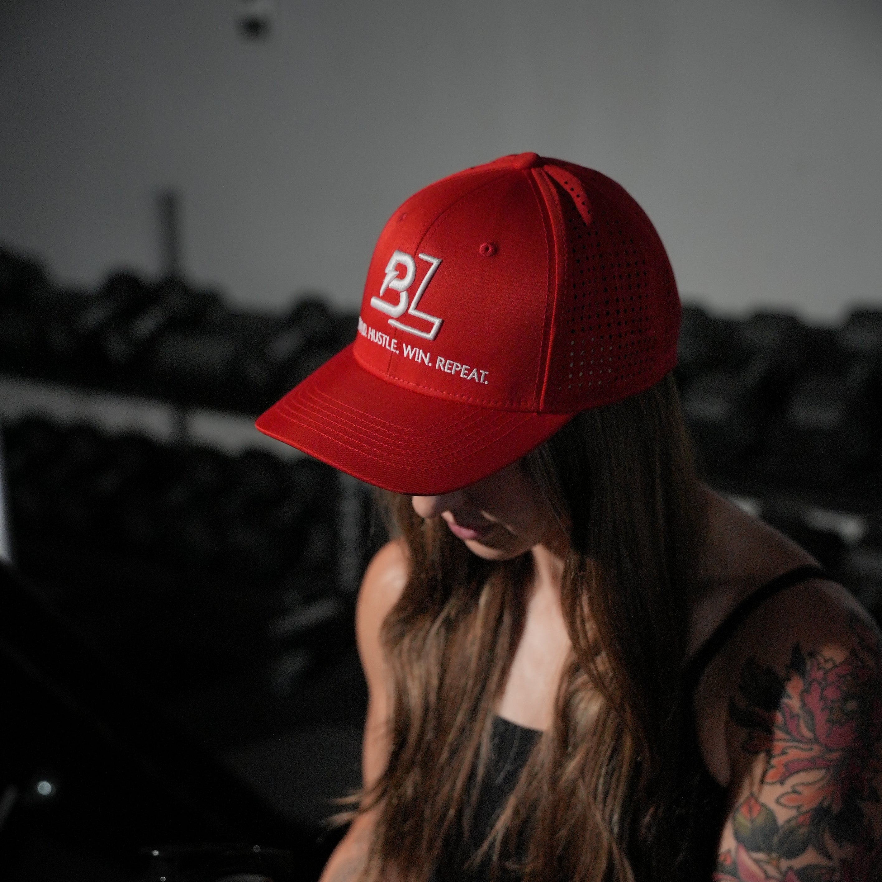 BLACKLABEL Supplements BL Lightning Hat, black baseball cap with logo embroidery, adjustable strap, casual streetwear style