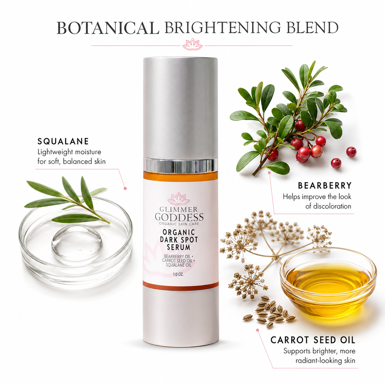 Organic Dark Spot Serum – Fade Hyperpigmentation & Even Skin Tone