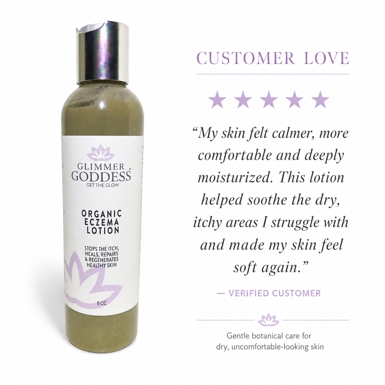 Organic Eczema Lotion – Soothing Relief & Skin Healing