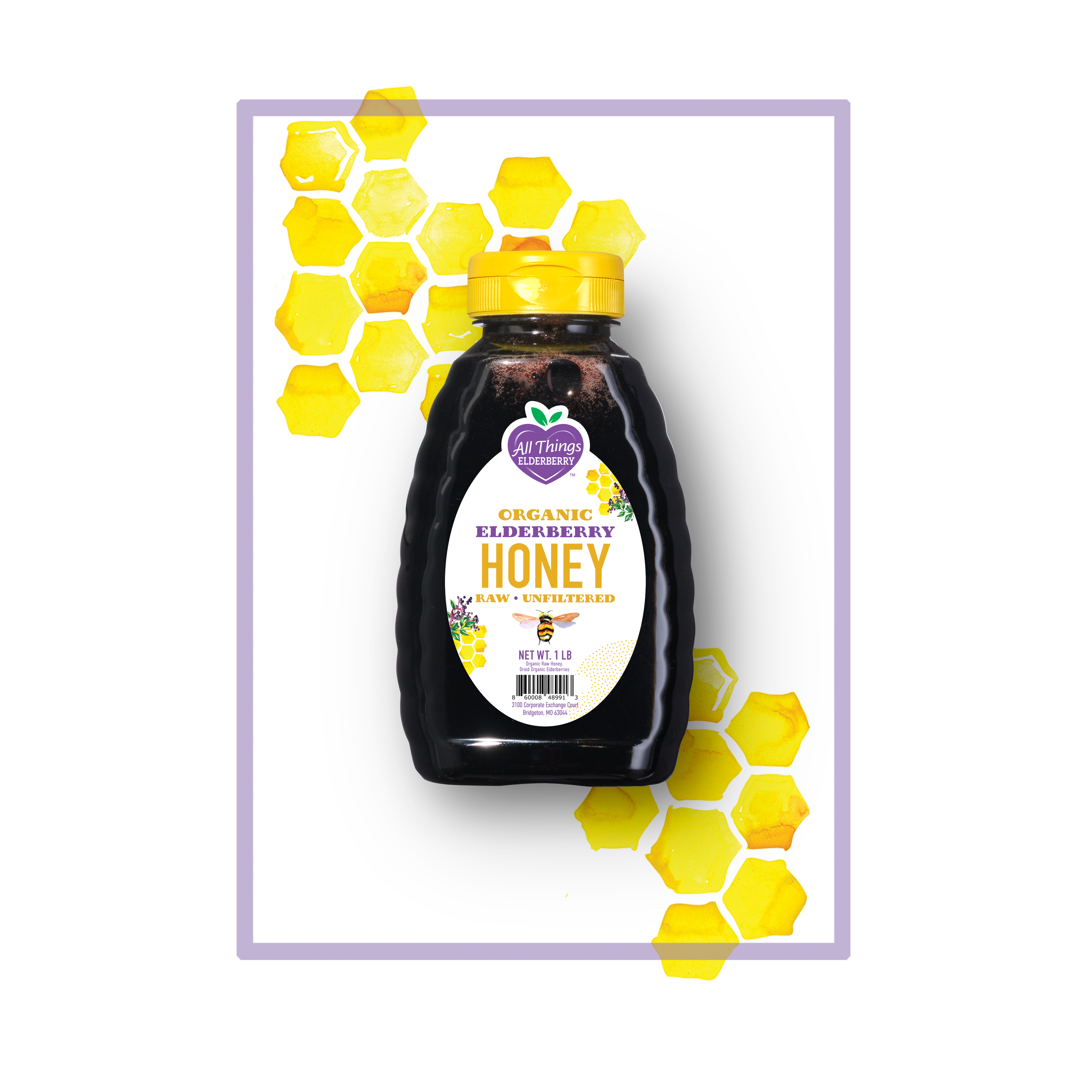 Elderberry Infused Honey