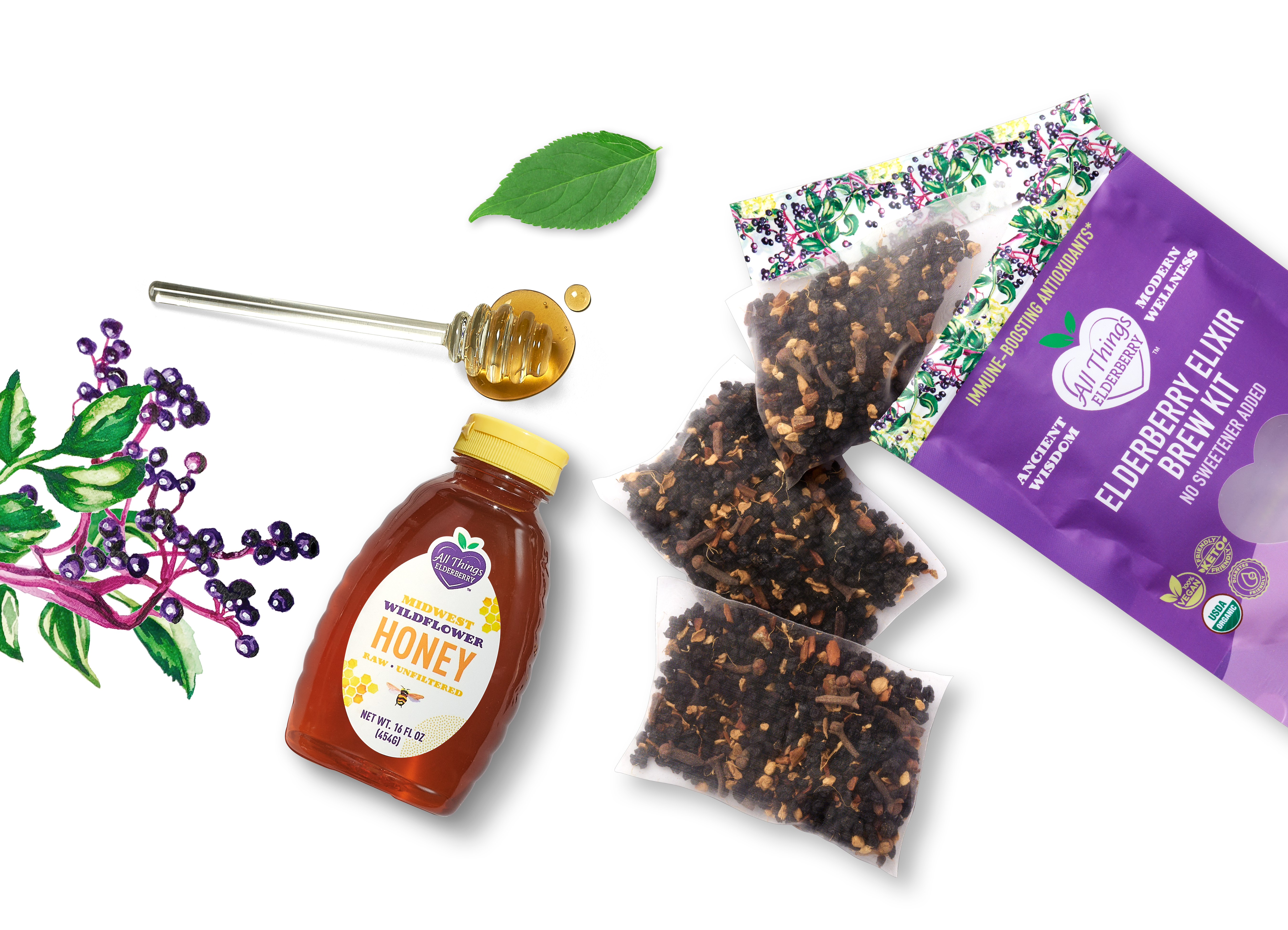 Elderberry Syrup DIY Kit