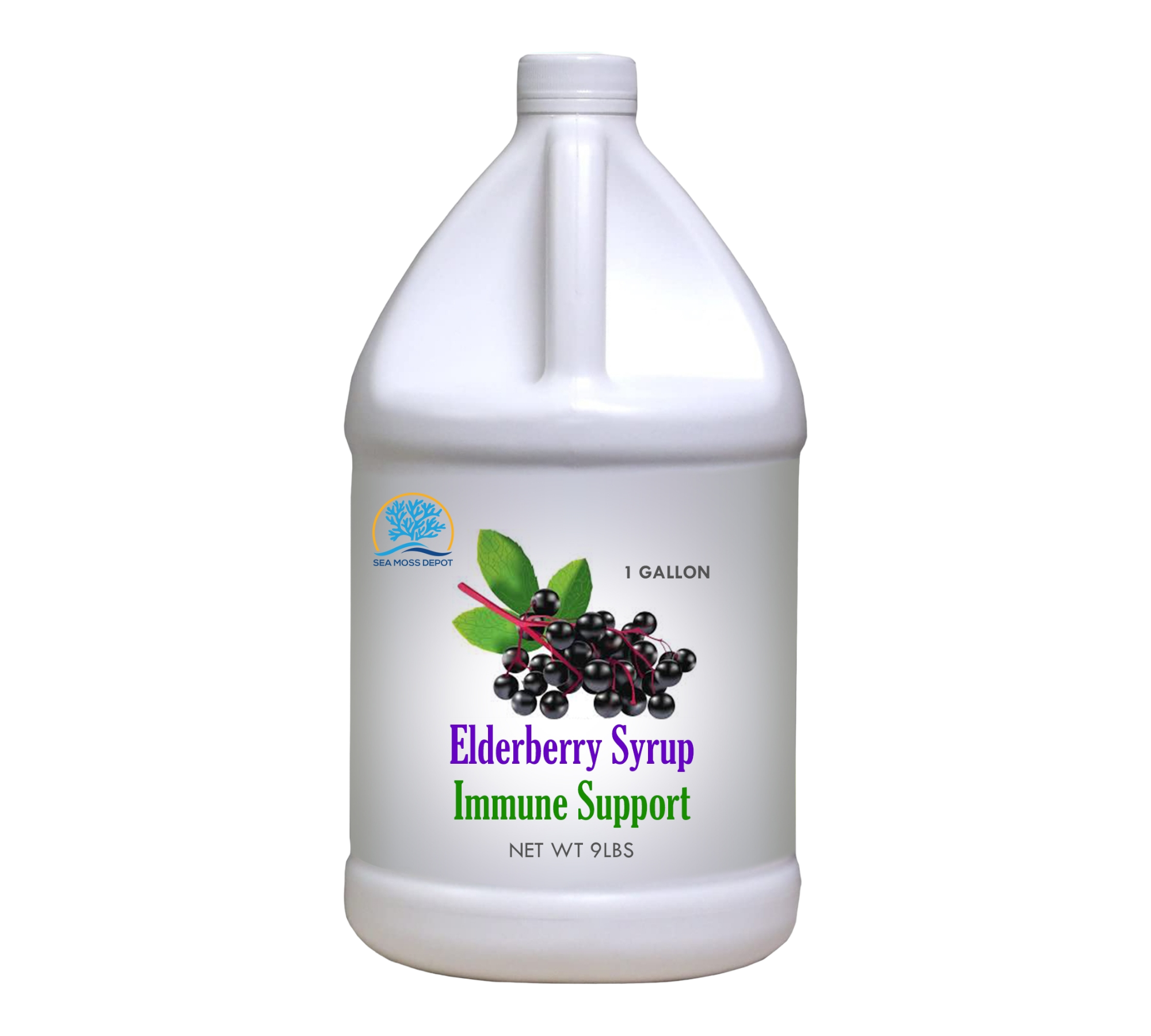 Elderberry Syrup – One Gallon | Immune Support & Natural Wellness