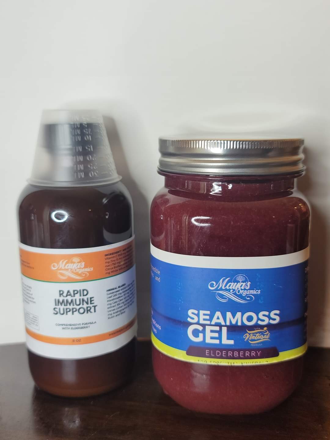 Rapid Immune Support Kit for Adults | Elderberry & Sea Moss Gel – Fast-Acting Immunity Booster
