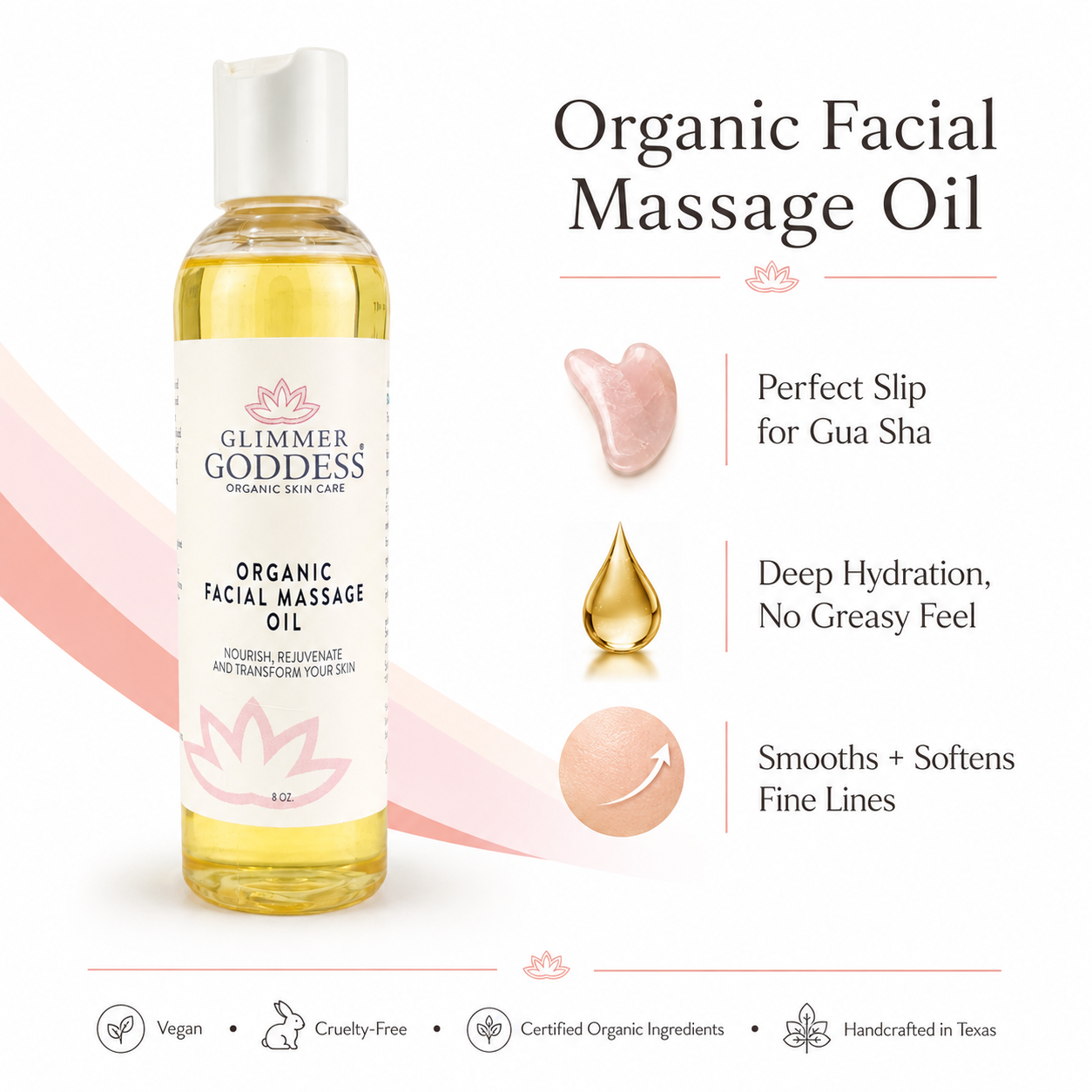Organic Facial Massage Oil – Anti-Aging Treatment