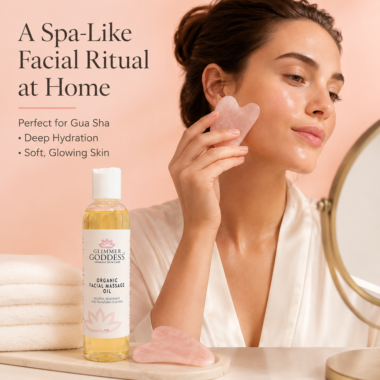 Organic Facial Massage Oil – Anti-Aging Treatment
