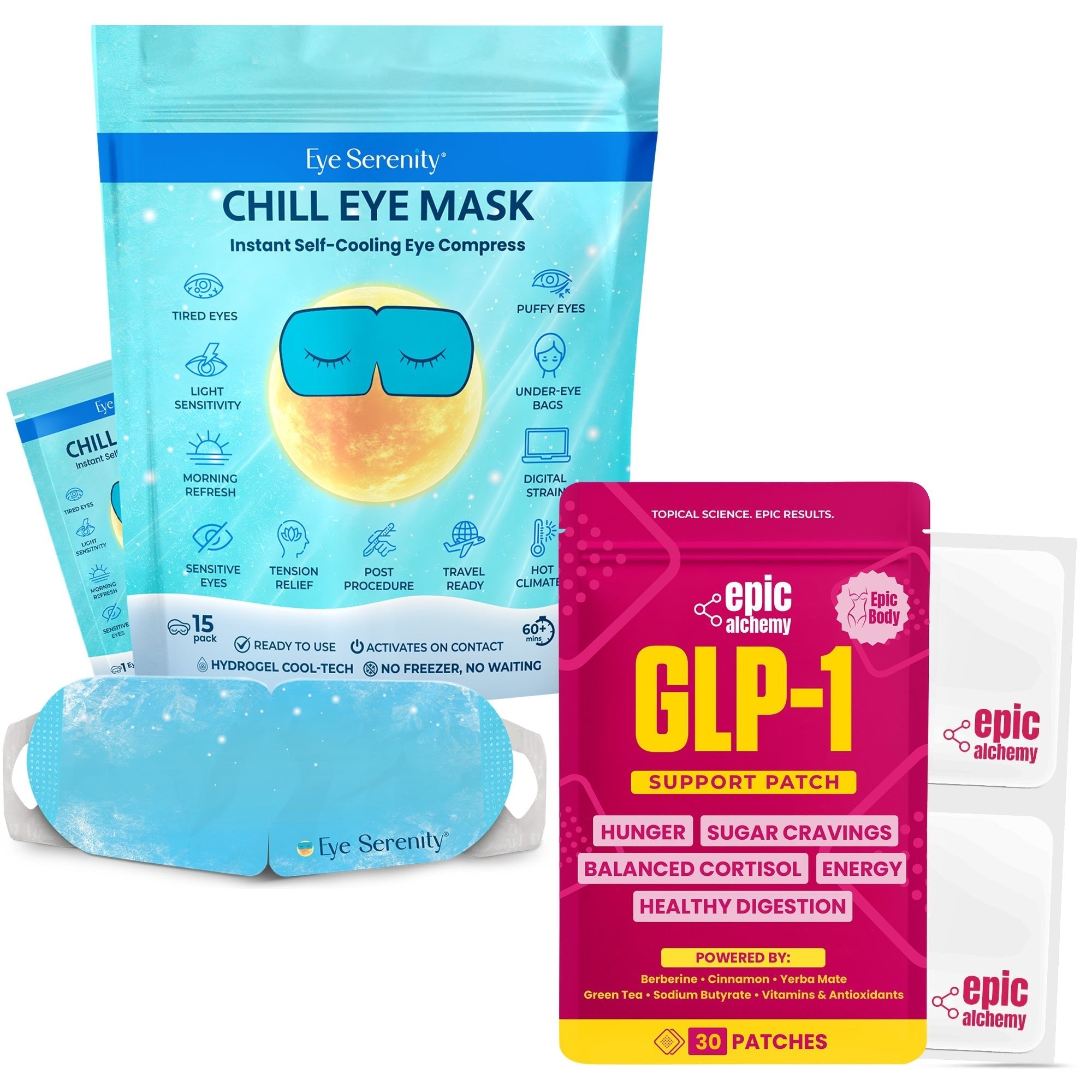 Lure Essentials Hot Flash & Hormone Support Bundle with wellness and stress relief products, including herbal supplements and relaxation items.