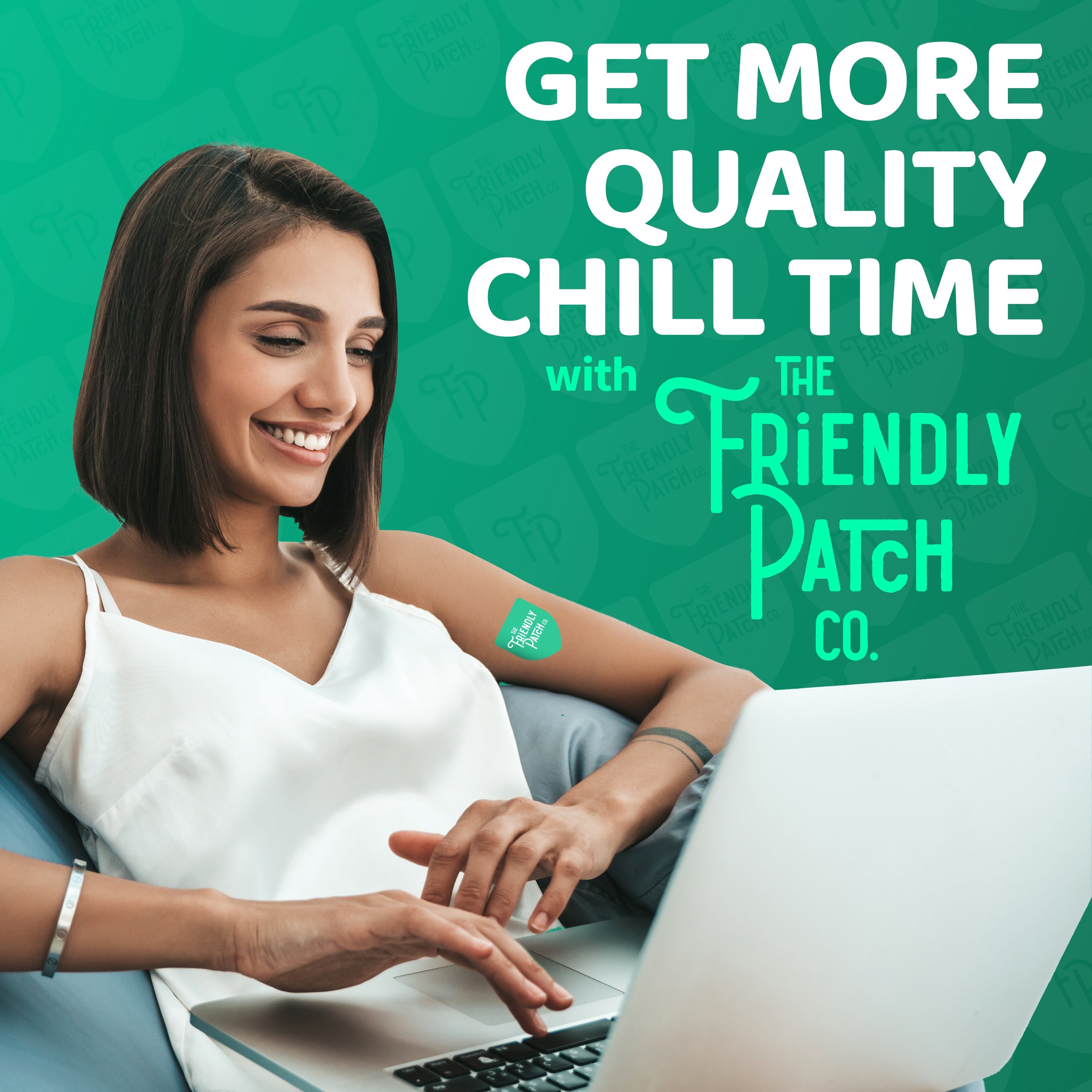 Eight Zen - Relax & Let Go travel patches from Friendly Patch Co designed to promote calm and stress relief.