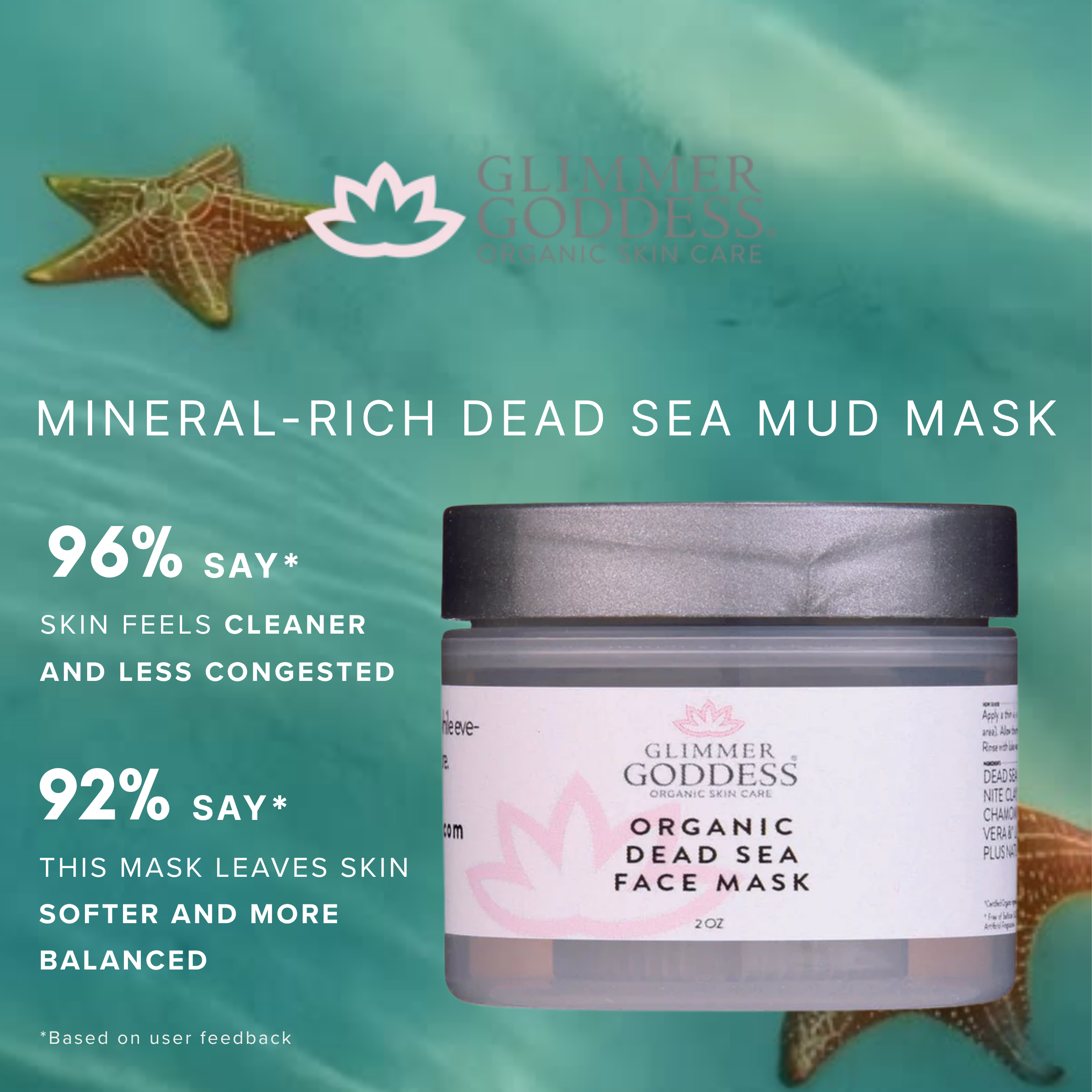 Organic Dead Sea Mud Mask – Exfoliate & Rejuvenate