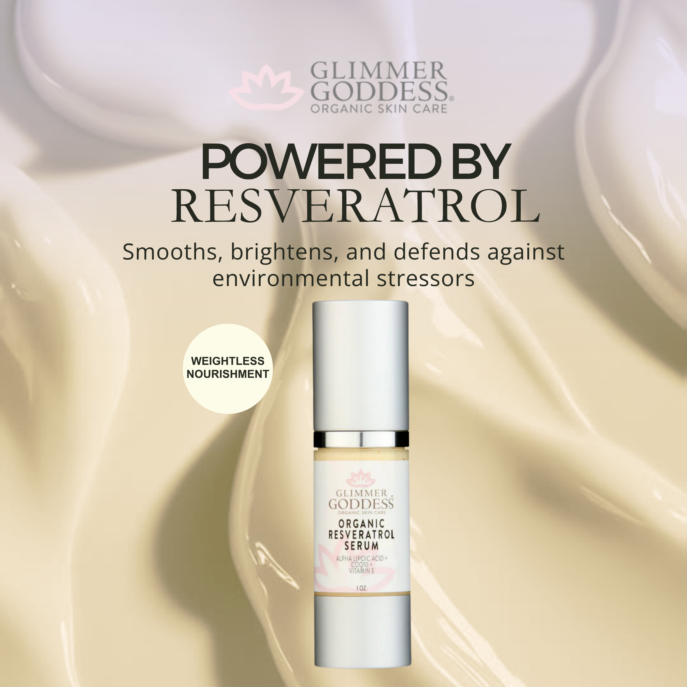 Organic Resveratrol Serum – Instant Firming