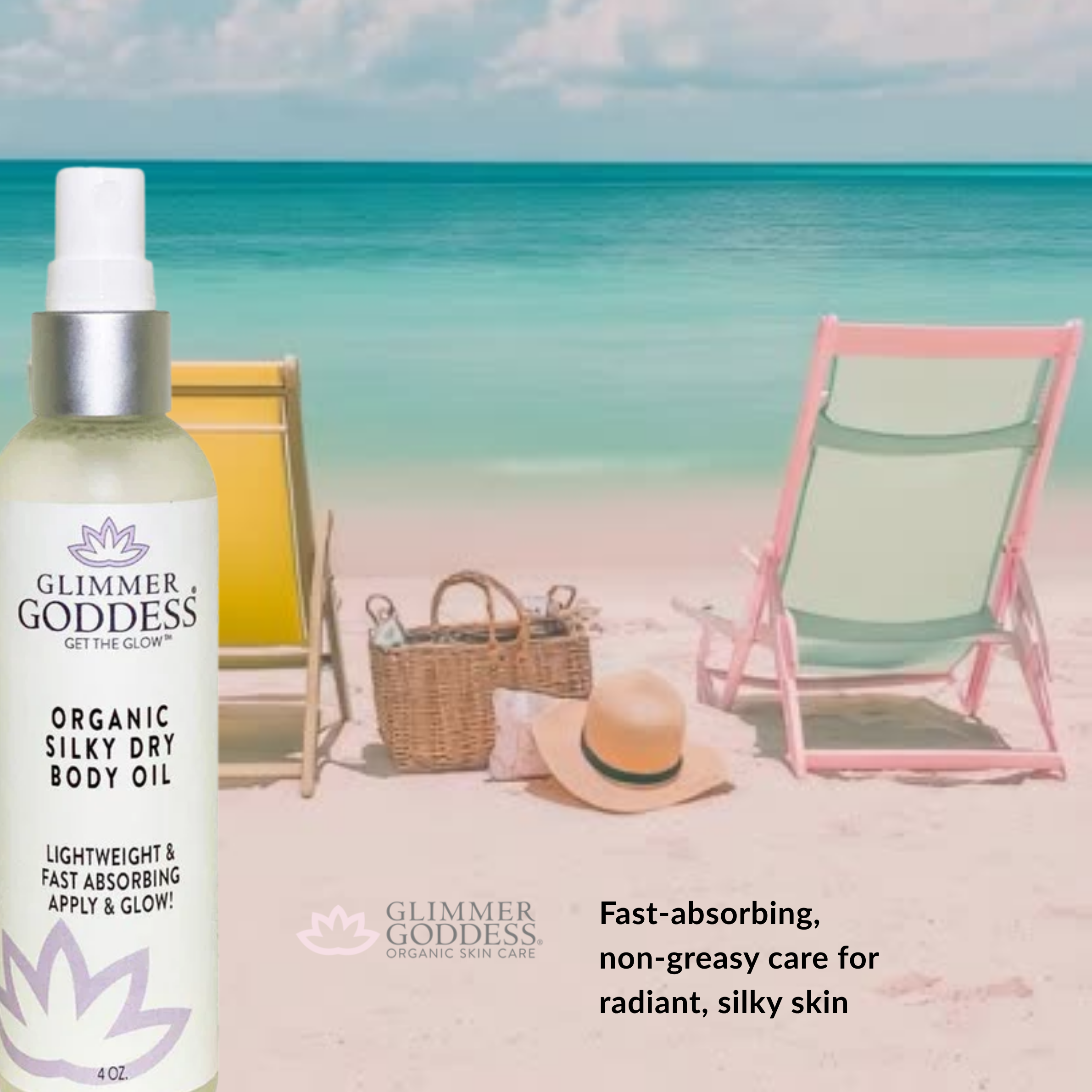 Organic Silky Dry Body Oil – Fast-Absorbing Formula