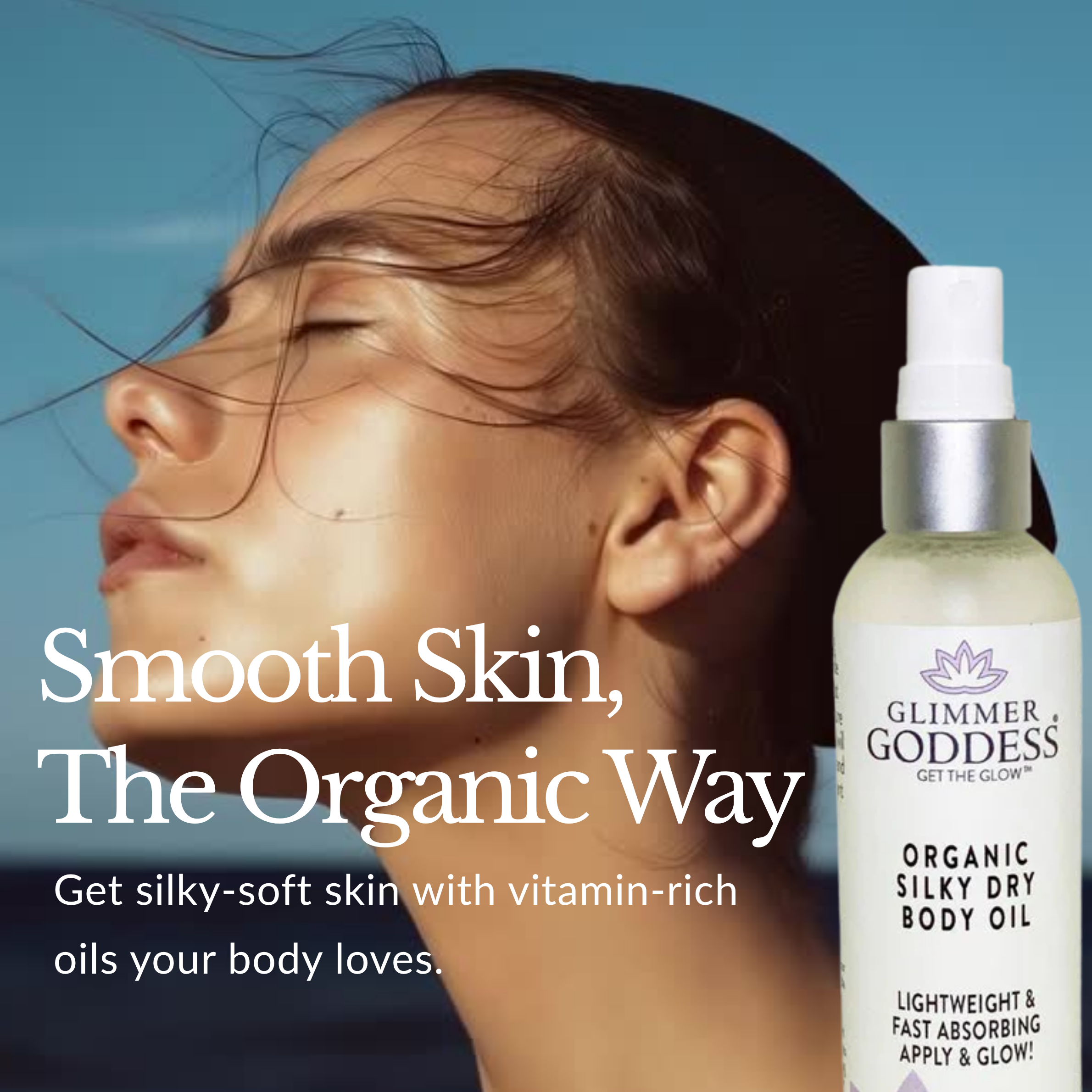Organic Silky Dry Body Oil – Fast-Absorbing Formula