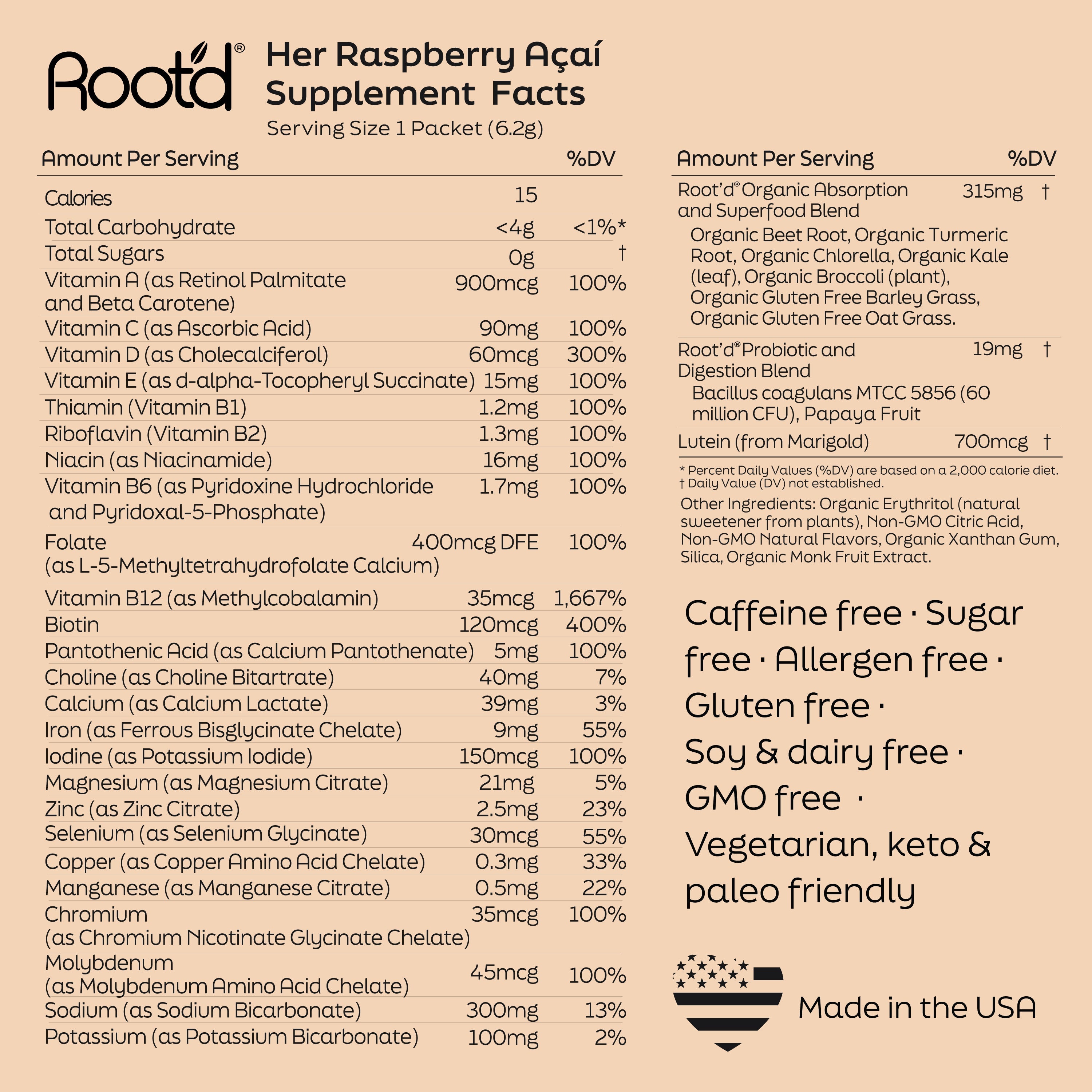 Couples' wellness pack by Root'd featuring hydrating multivitamins for her and him, with colorful supplement bottles and packaging.