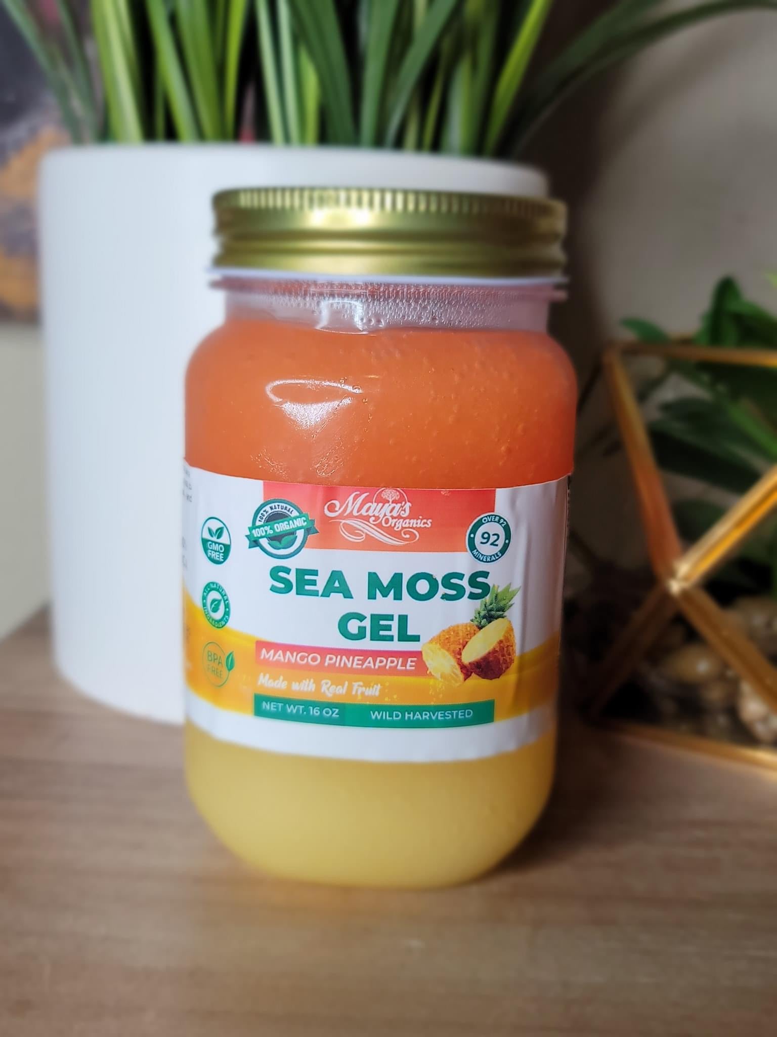 Mango Pineapple Sea Moss Gel | Natural Immunity, Energy & Detox Boost