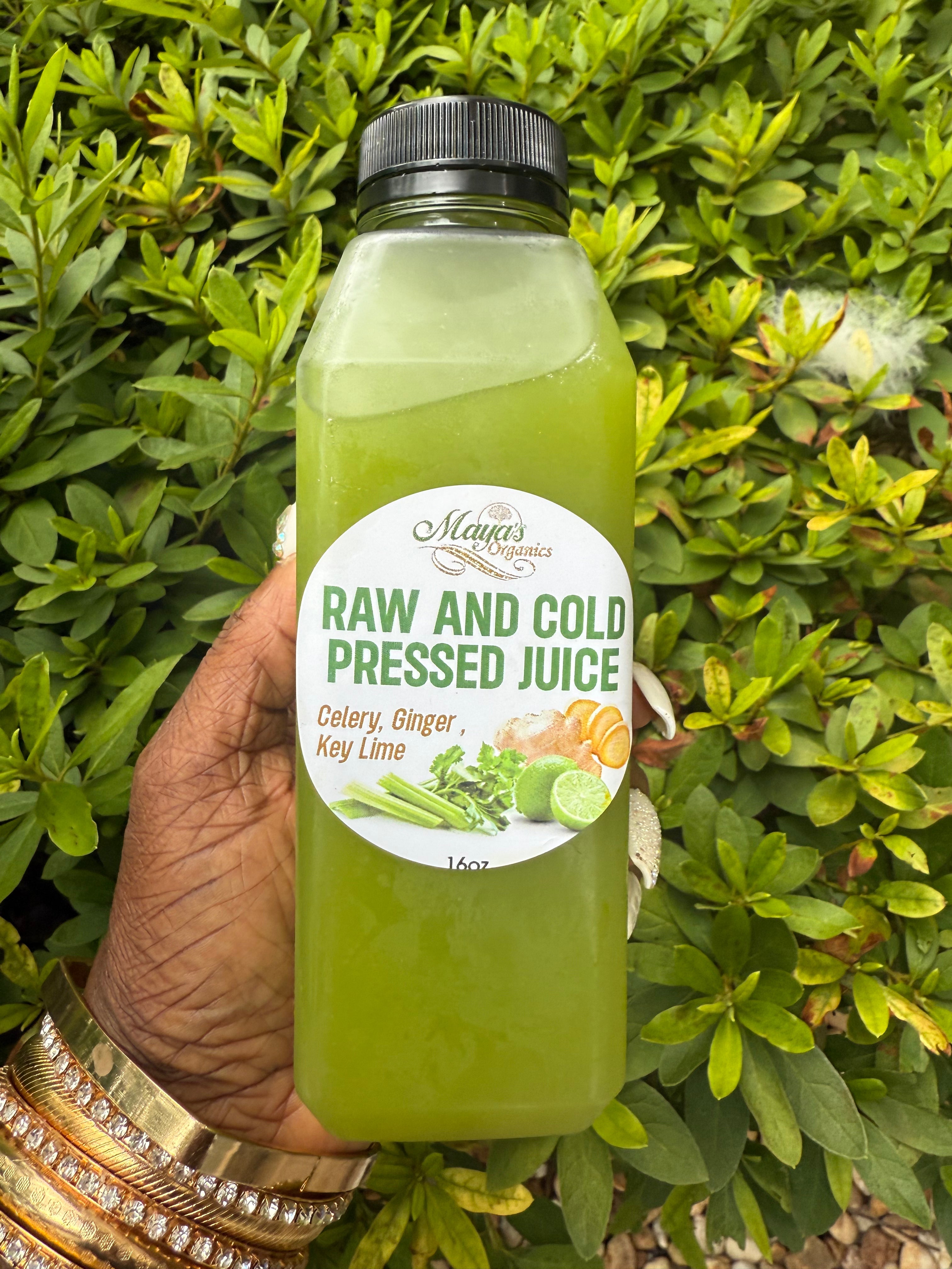 Celery Ginger Keylime Juice | Detox, Hydrate & Glow – 16oz Bottles
