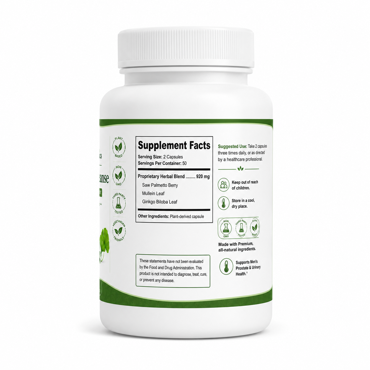 Prostate Support Formula | Natural Urinary & Sexual Health Boost